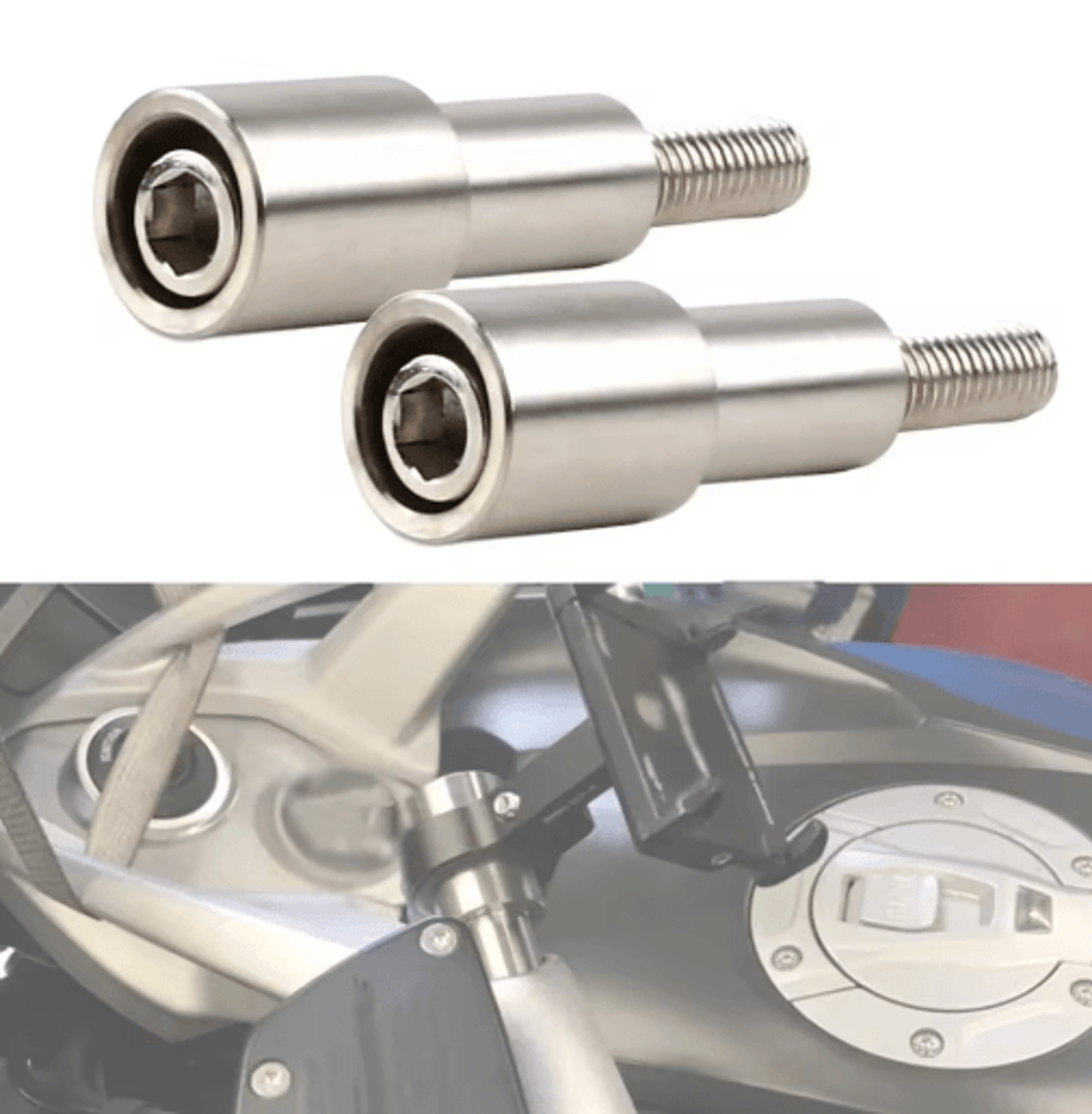 bmw r1200rt r1250rt motorcycle navigation bracket extension rod