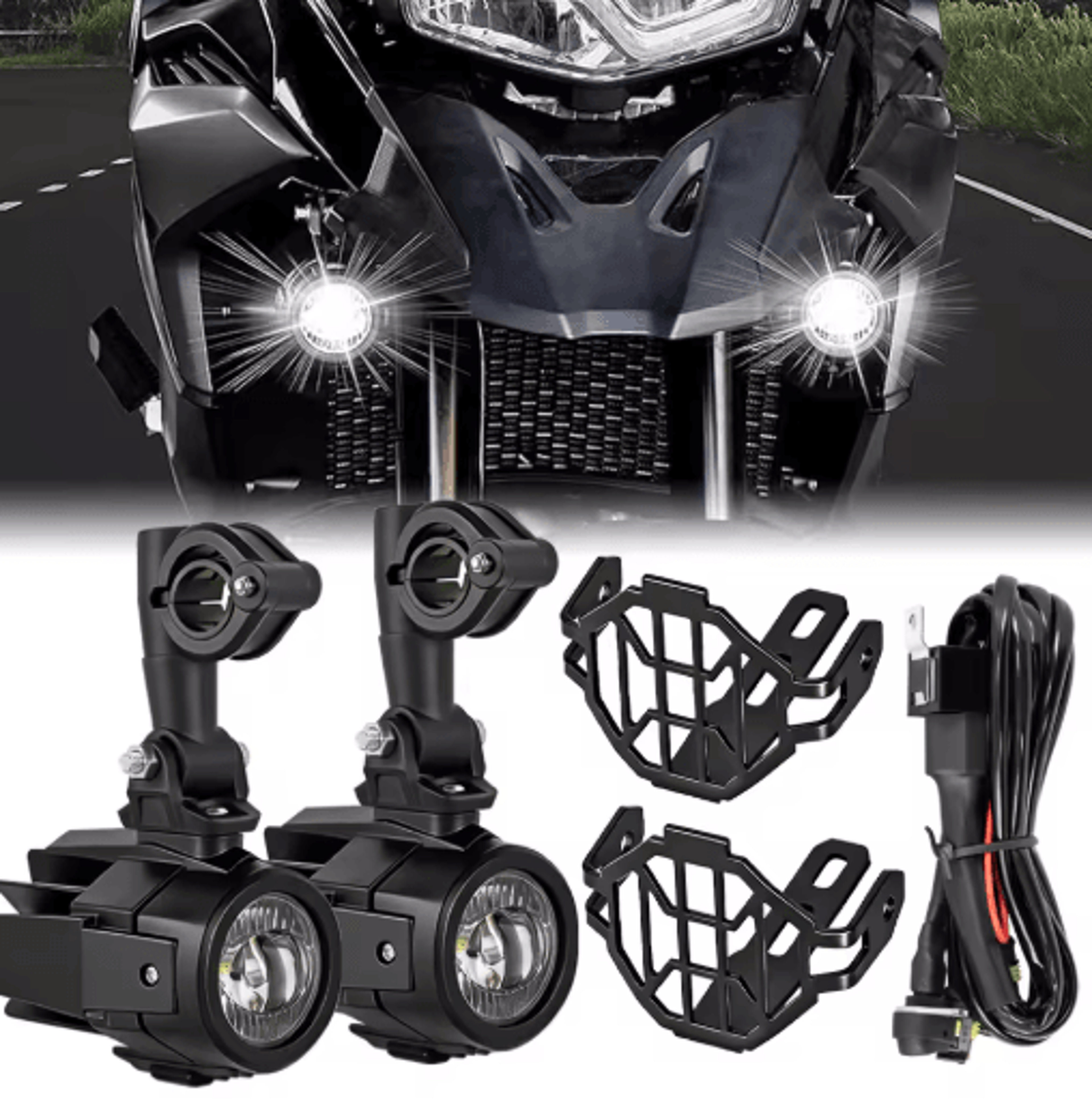 40w motorcycle led fog lights for bmw gs adventure bikes
