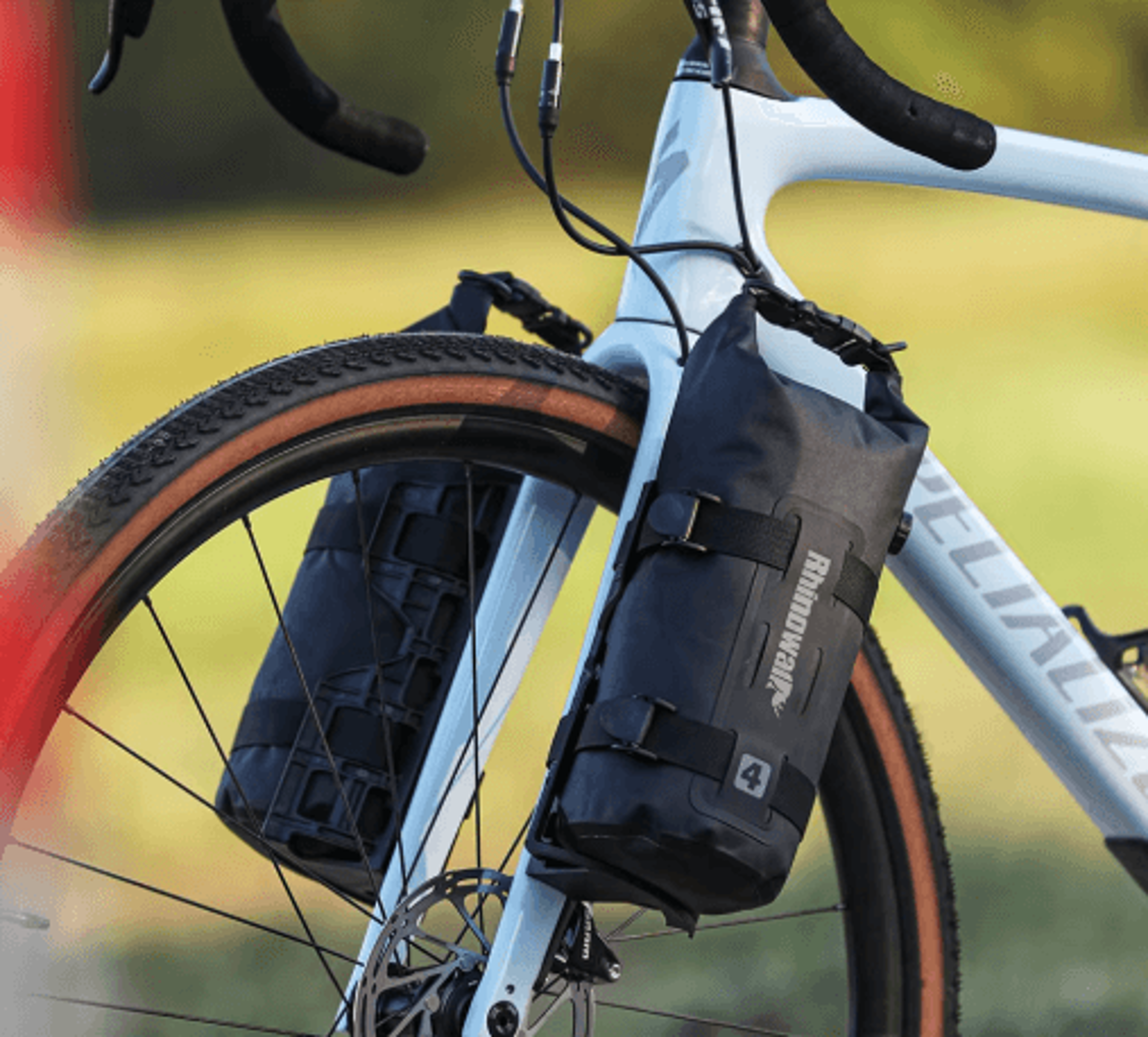waterproof bike front fork bag – 4l/7l quick-release cycling storage