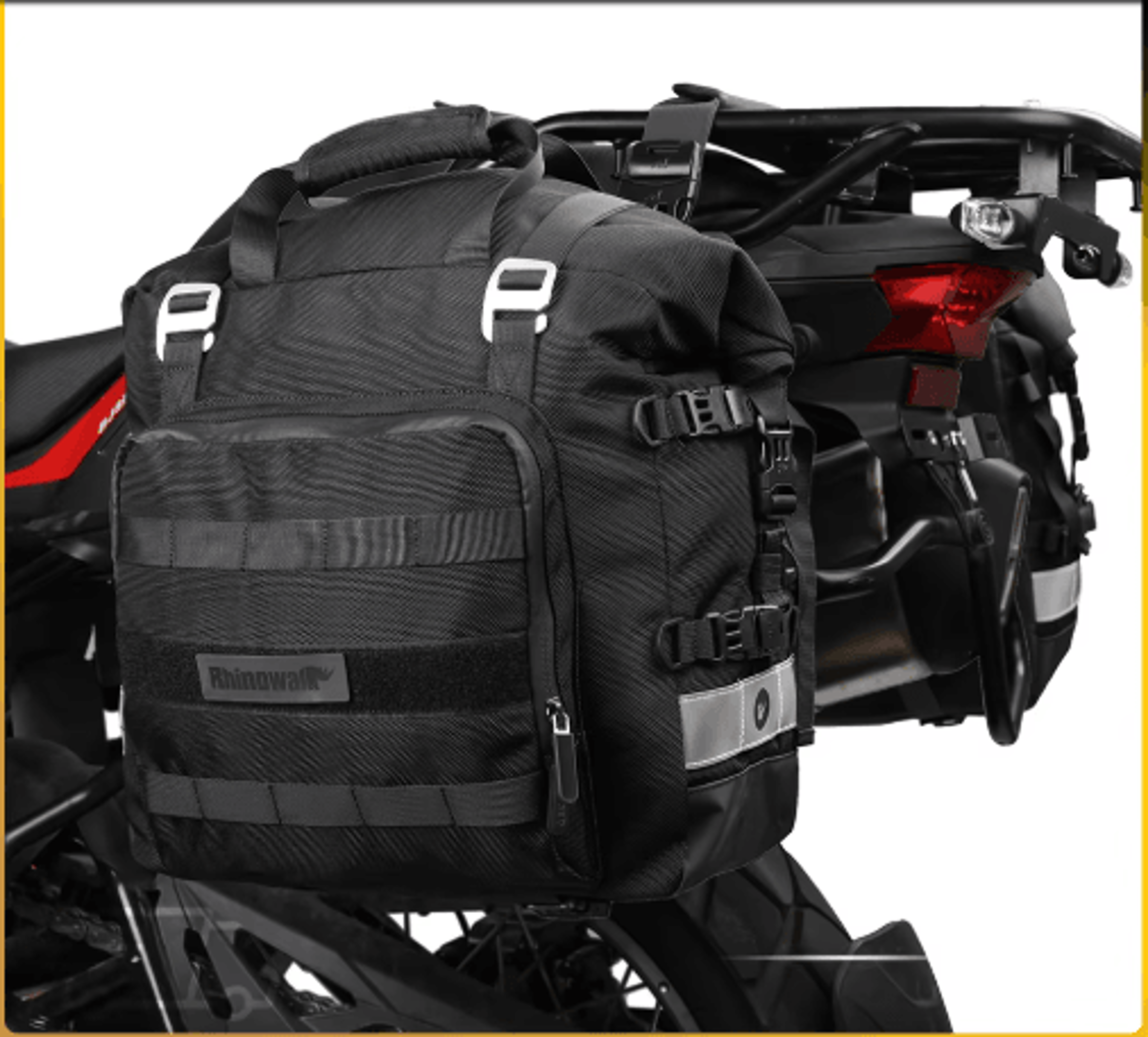 waterproof motorcycle side saddlebag – 20l–30l travel luggage