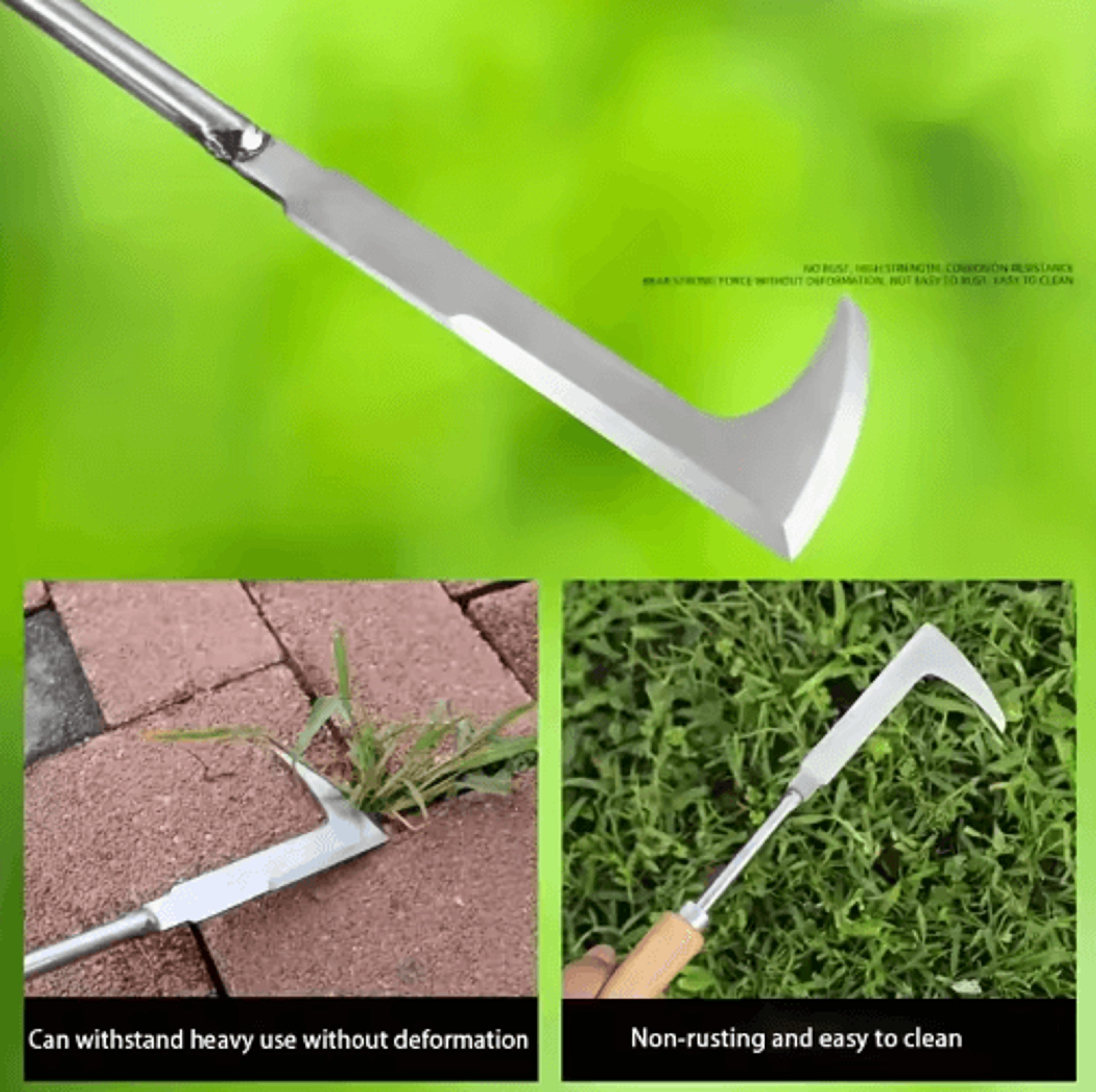 heavy-duty carbon steel weeding shovel – ergonomic garden hand tool