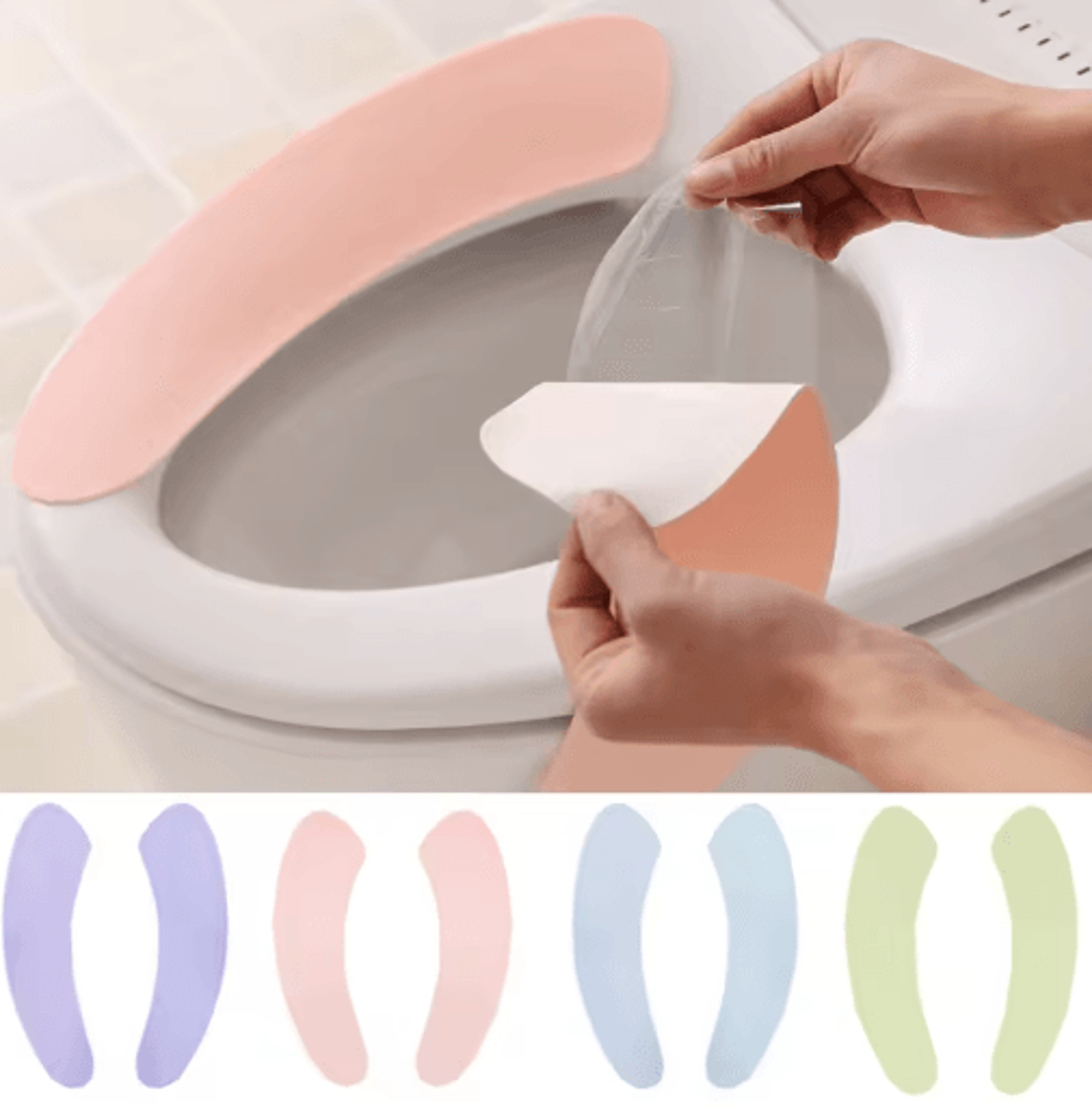 soft washable toilet seat covers – warm plush bathroom pads