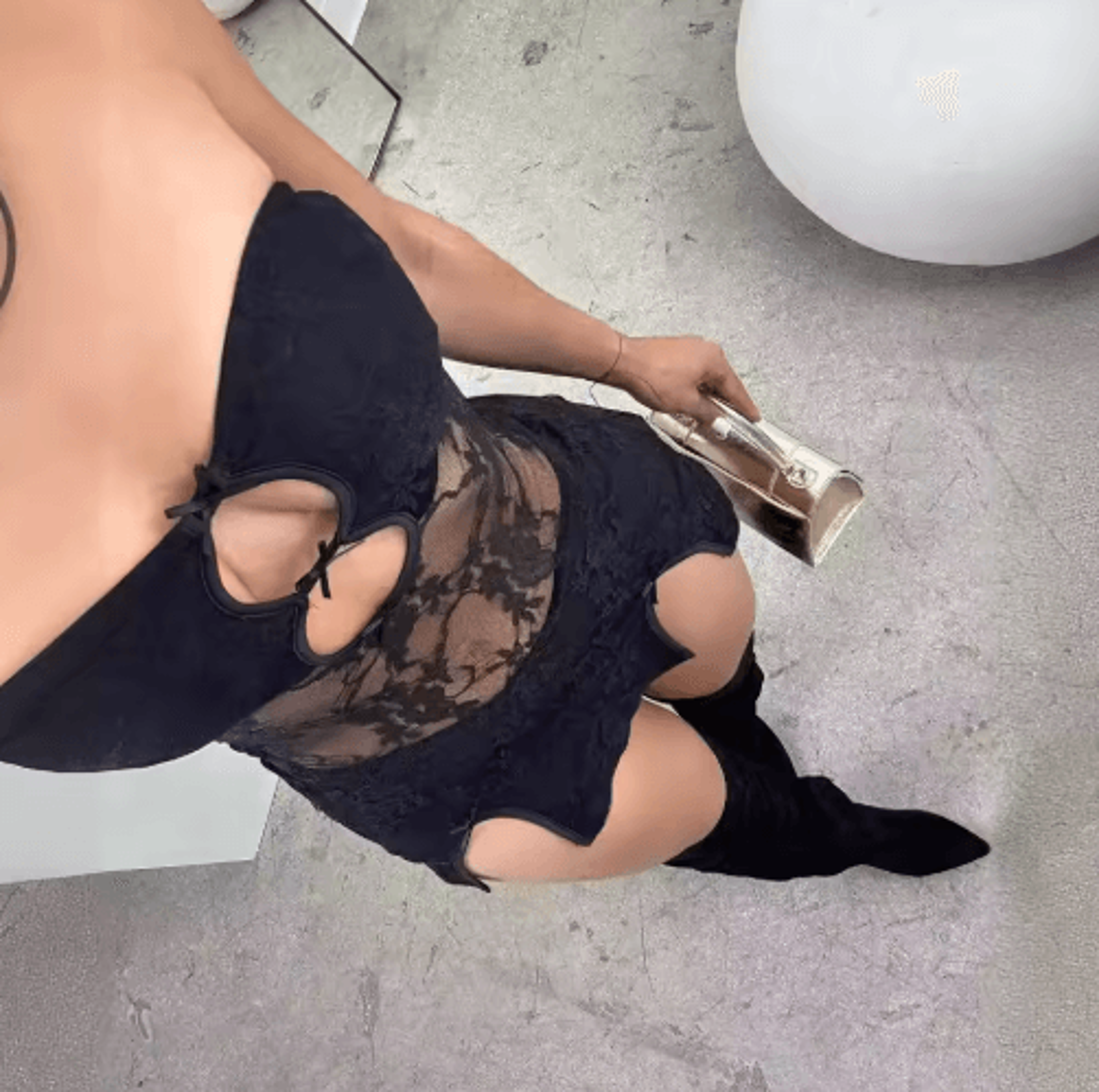 women's y2k floral lace bodycon dress – sheer off-shoulder summer outfit