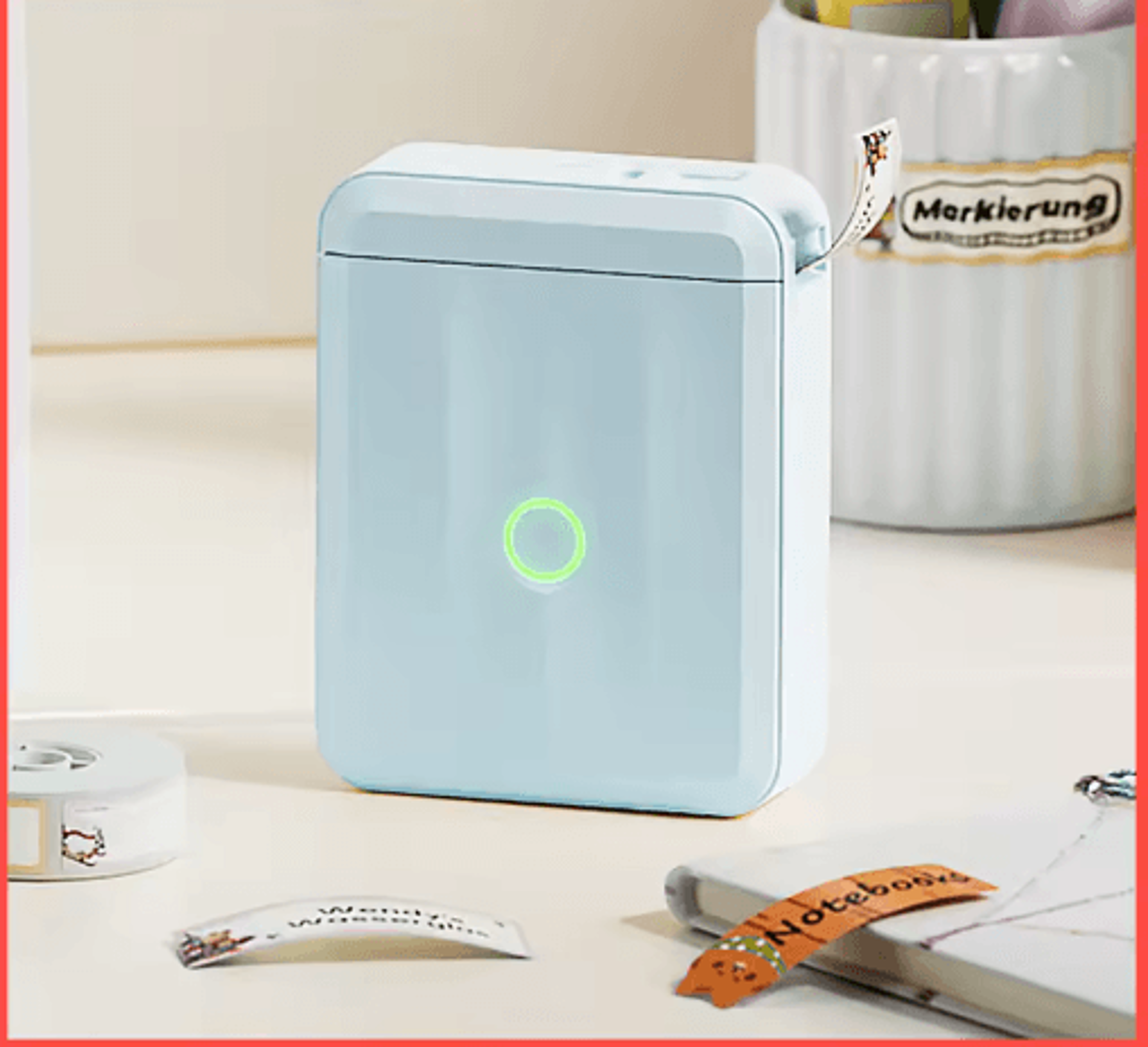 d110 mini bluetooth label printer – portable inkless sticker maker