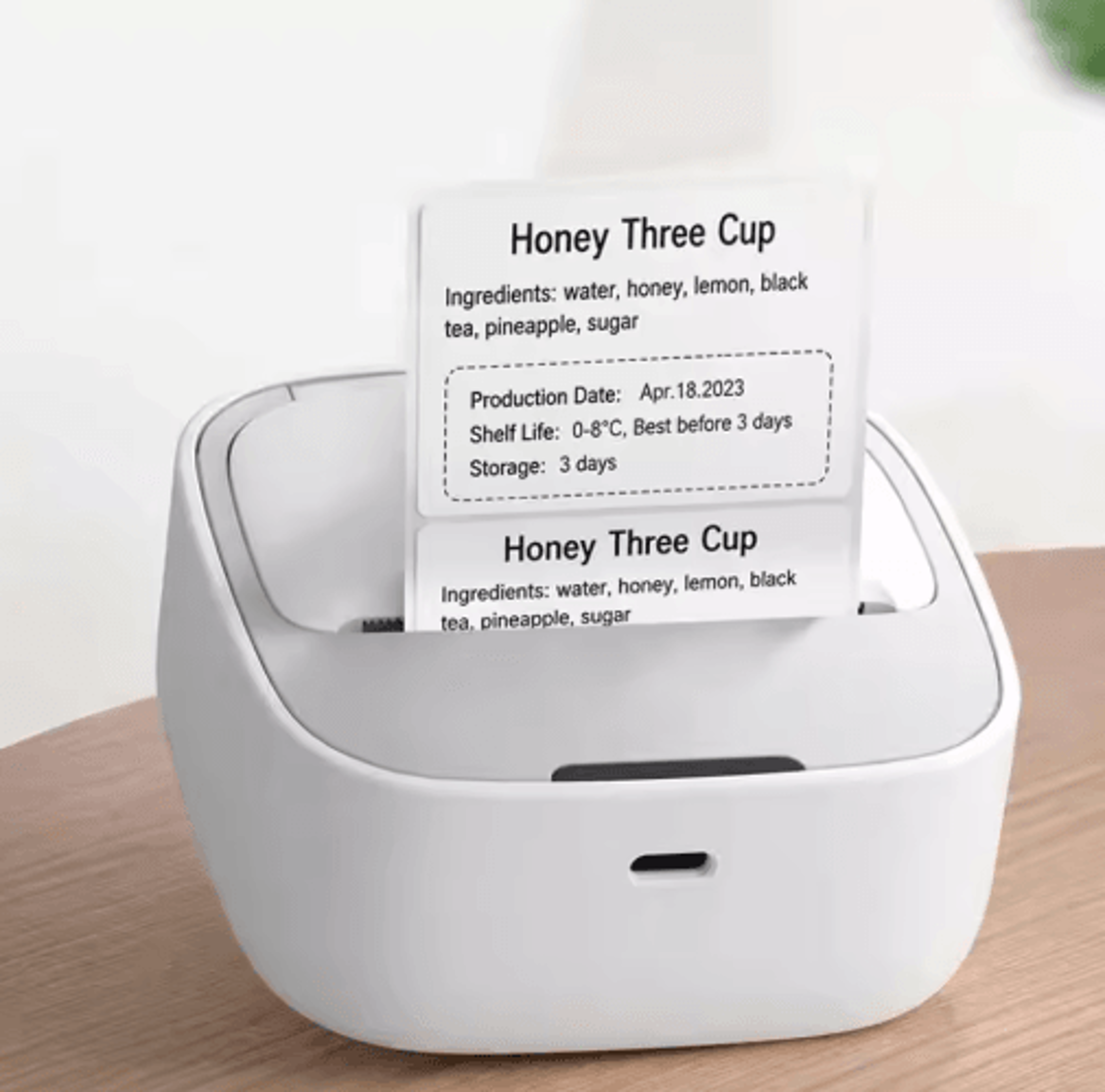 1x2 bluetooth thermal label printer – wireless shipping sticker maker