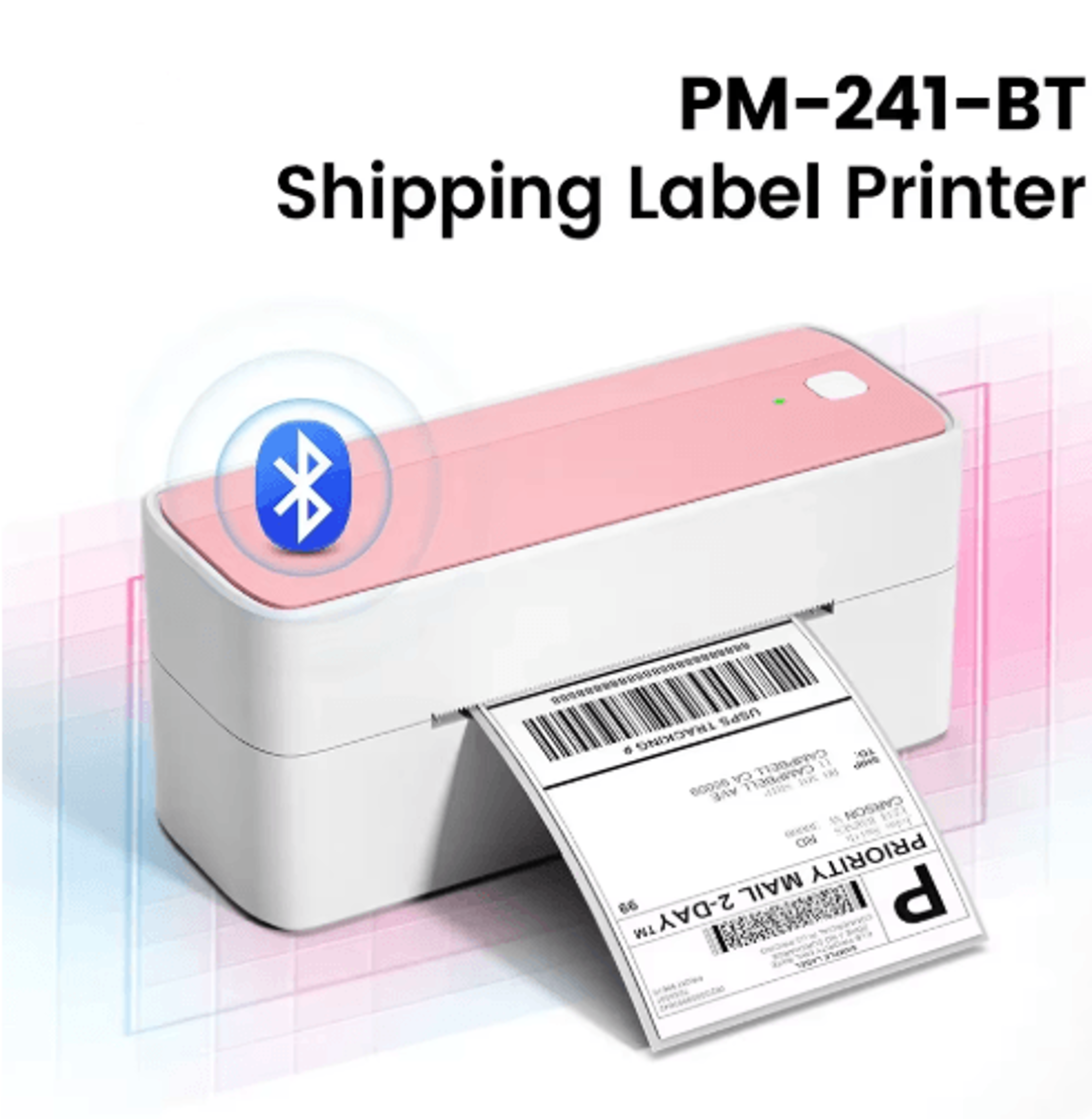 bluetooth 4x6 thermal shipping label printer – wireless label maker for small businesses