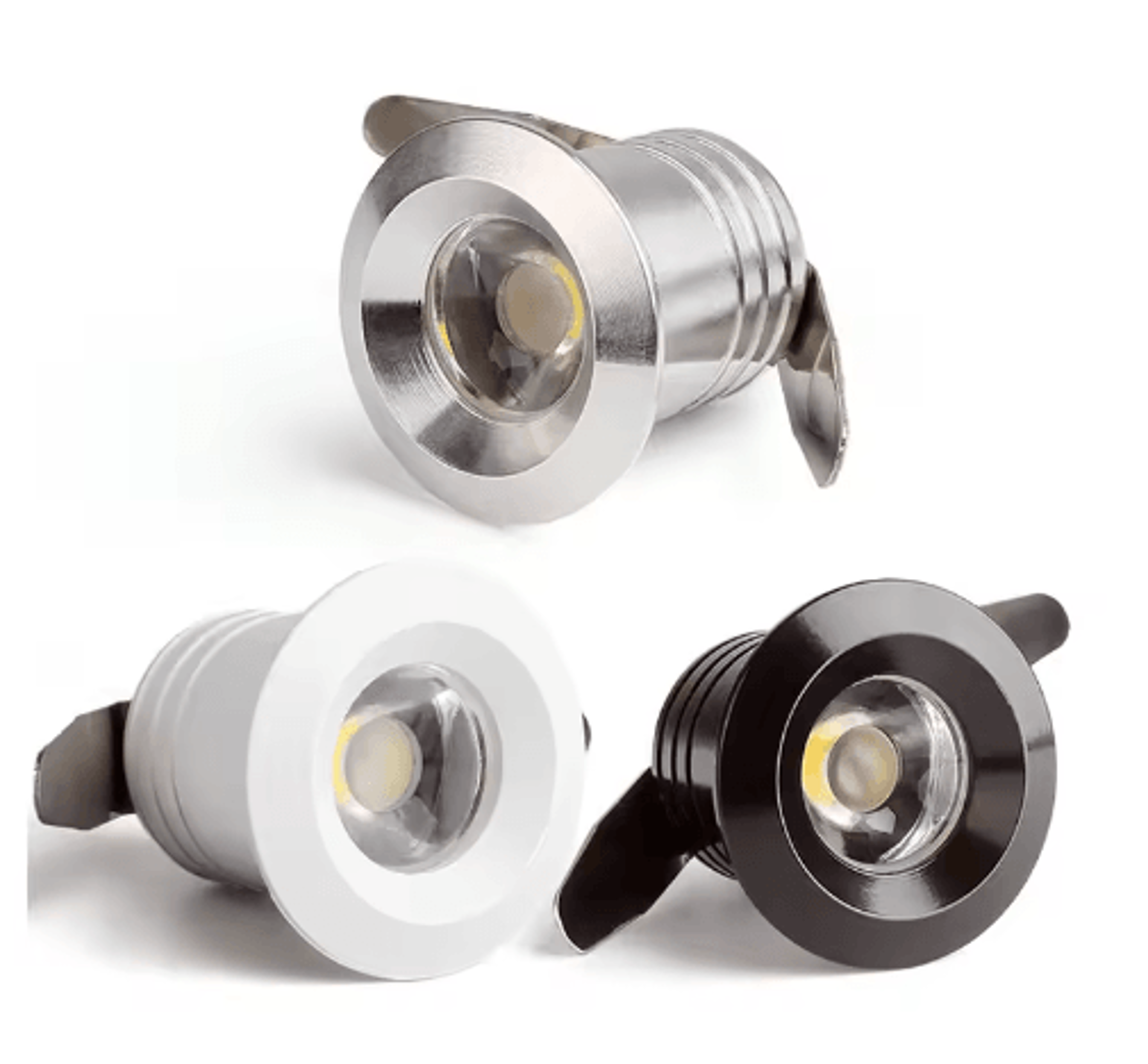 1w mini recessed led spotlight – 20mm ceiling & cabinet display light