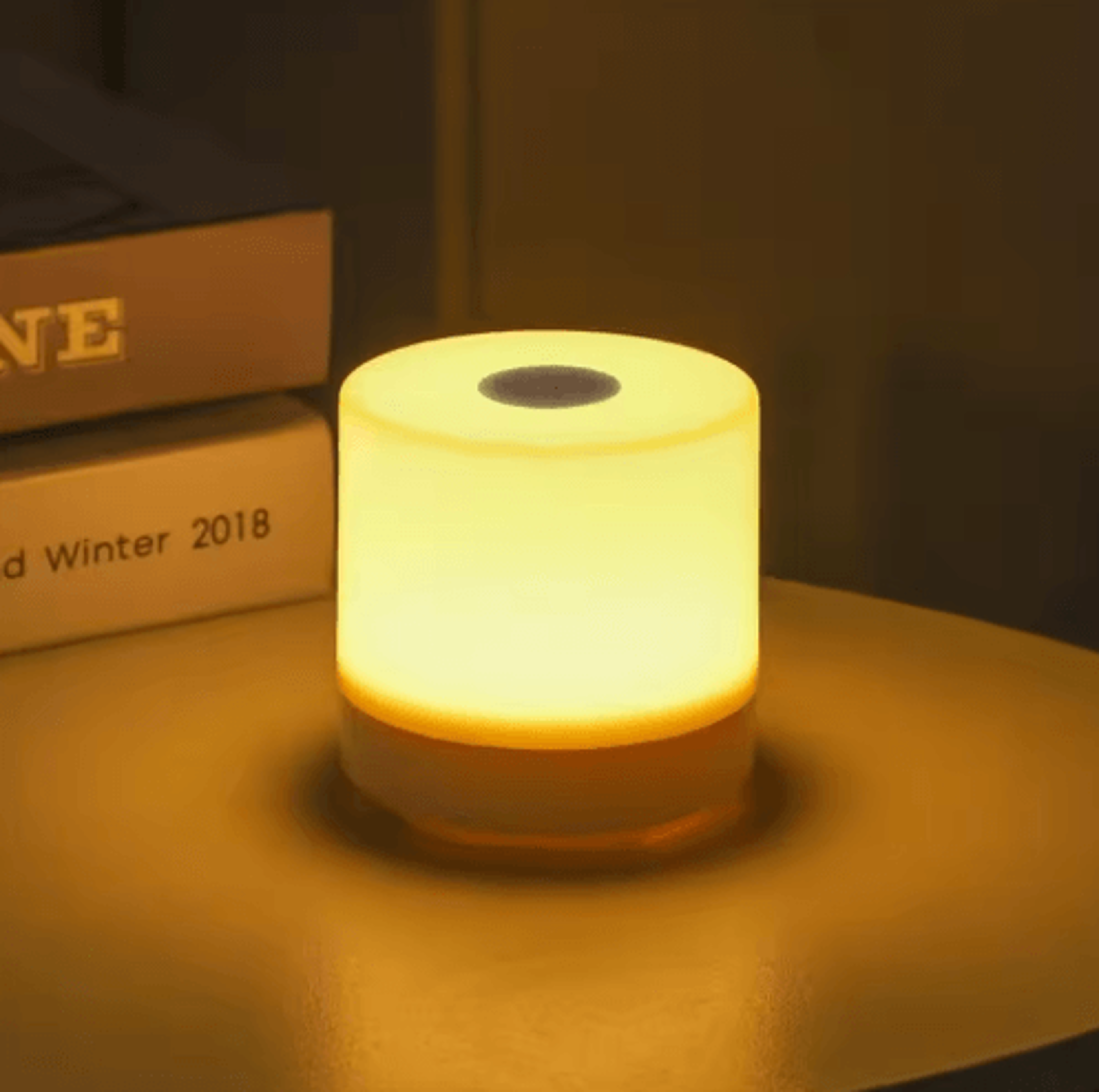rechargeable led night light – usb touch lamp with 3 color modes