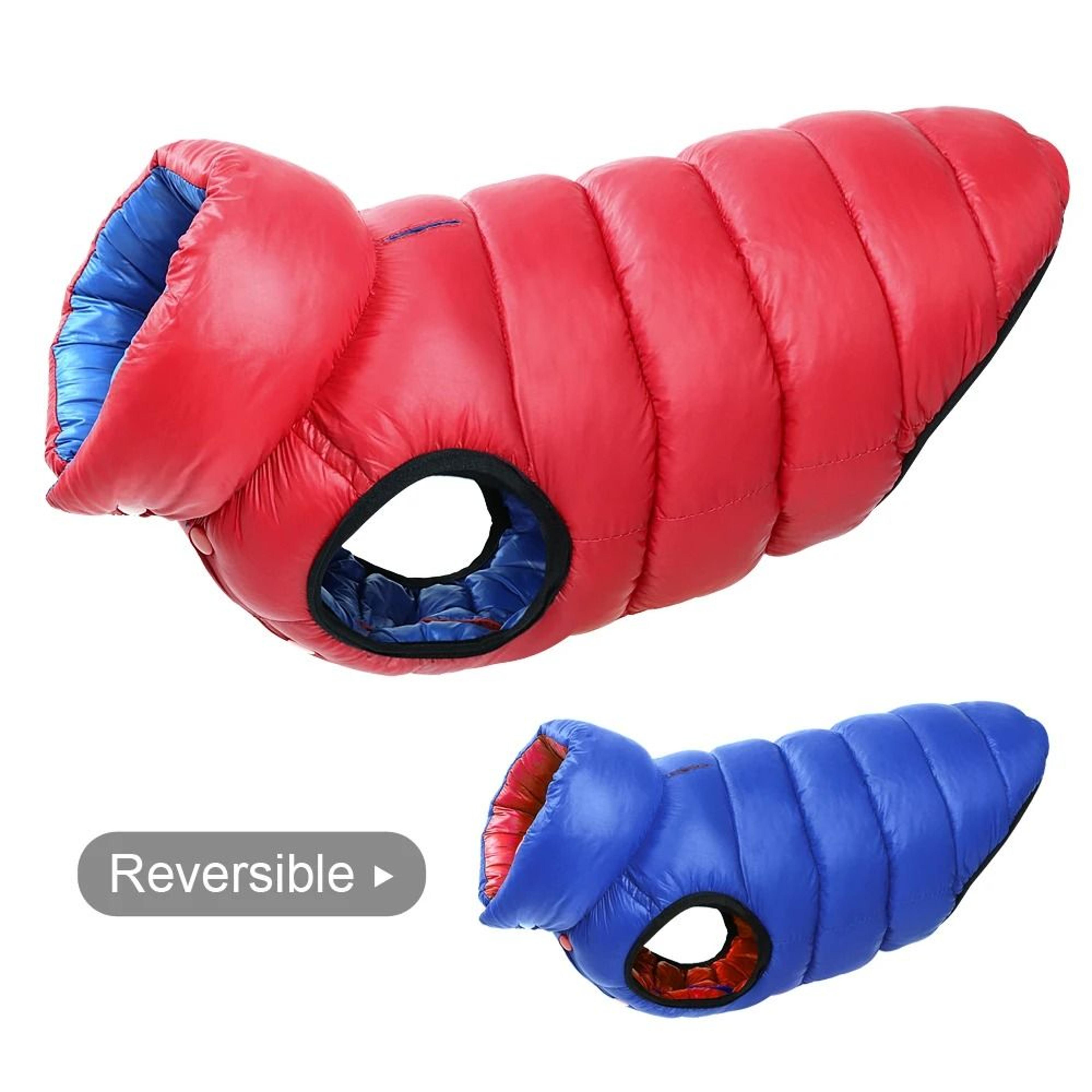 wintershield reversible waterproof dog jacket with thermal layers