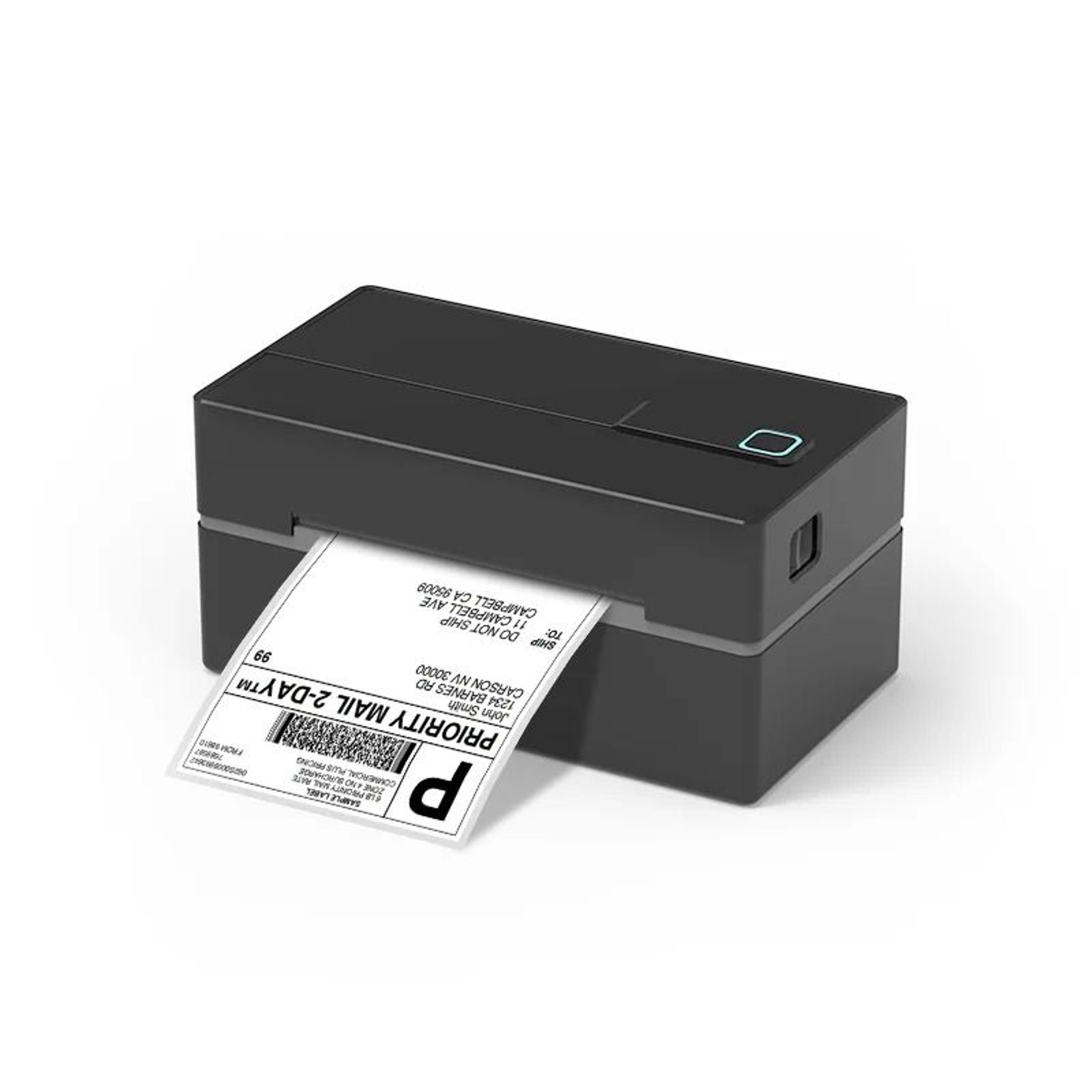 portable thermal label printer 4x6 shipping labels bluetooth usb no ink required