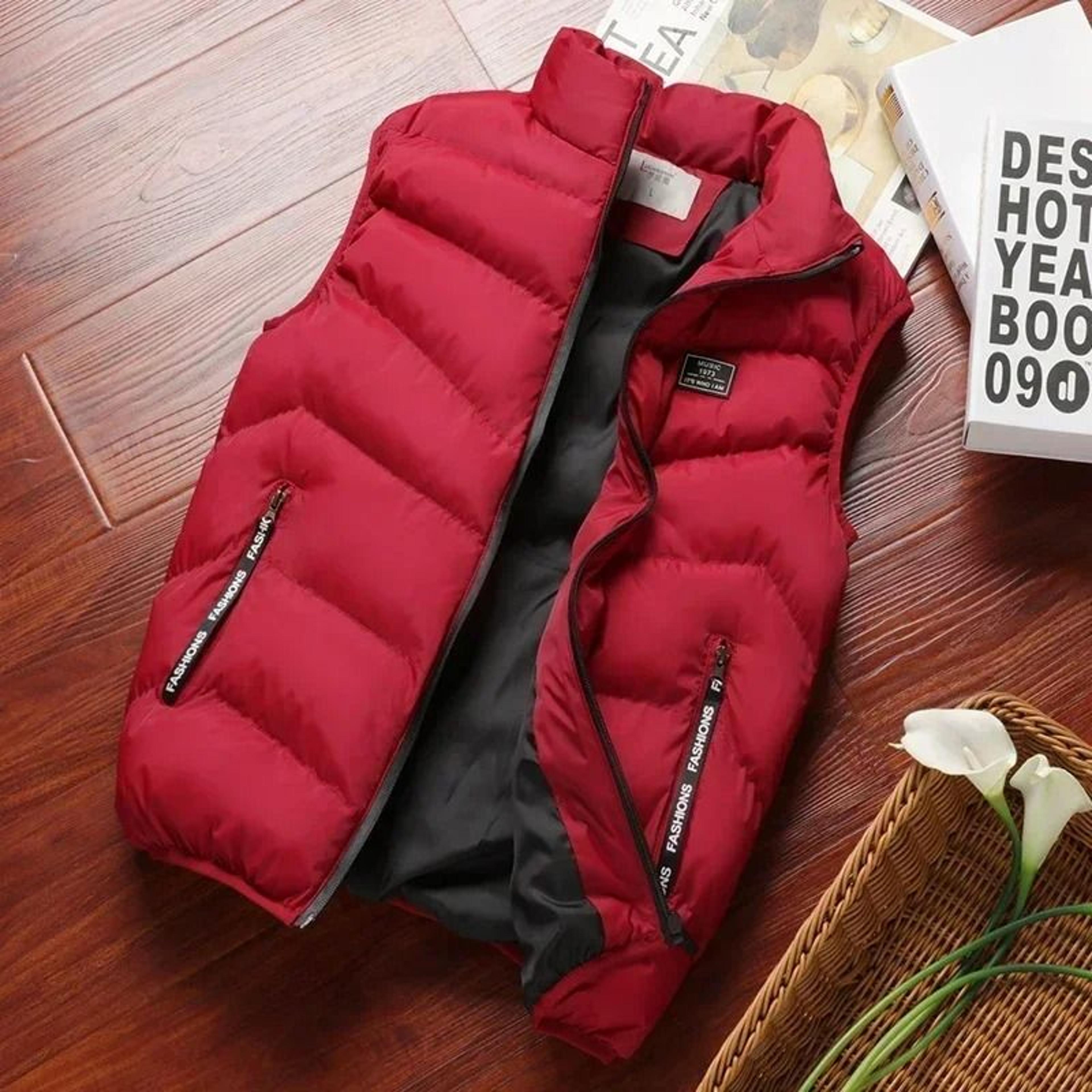 mens winter puffer vest sleeveless windproof down waistcoat