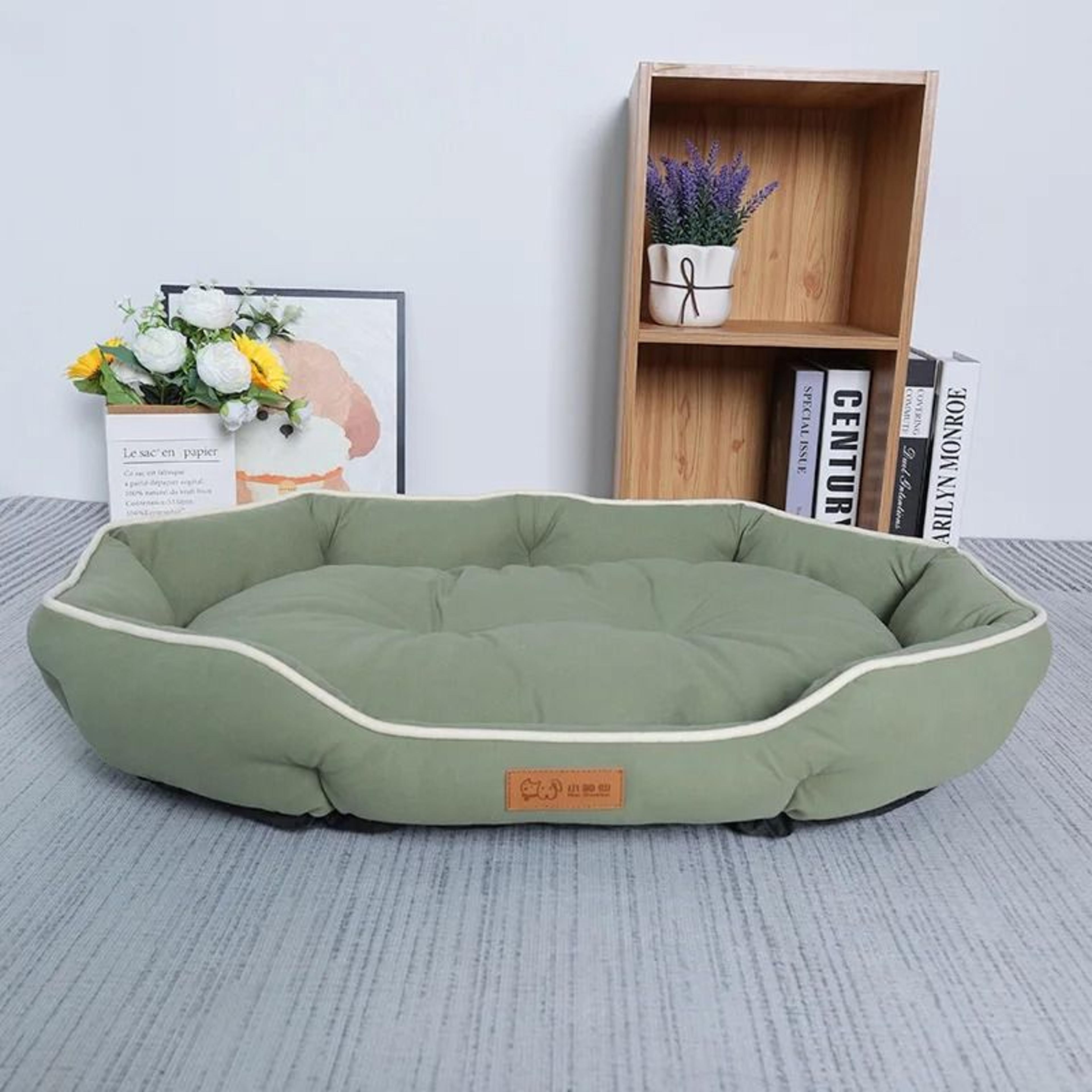 large plush pet sofa bed for dogs and cats