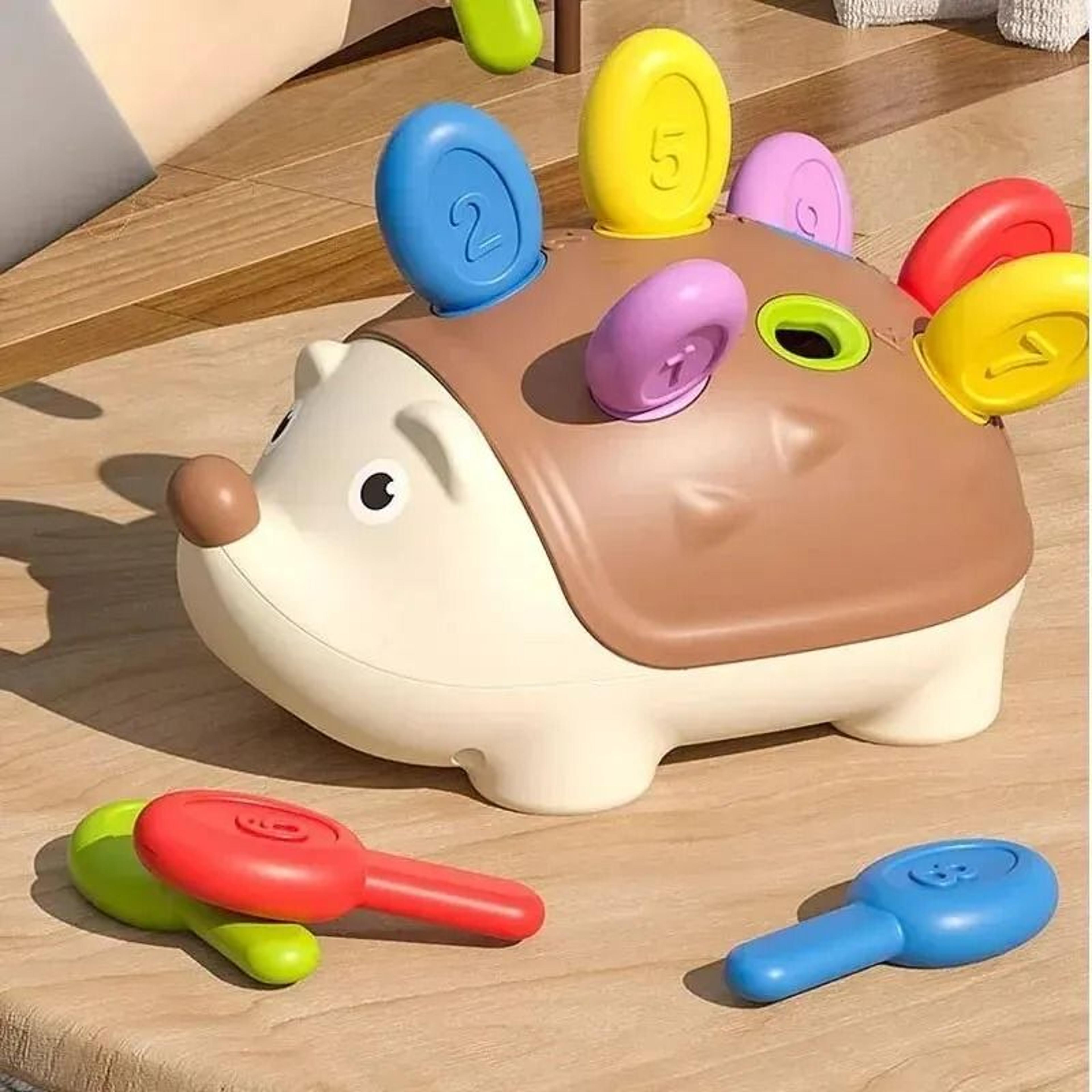 montessori hedgehog fine motor sensory toy for toddlers and kids