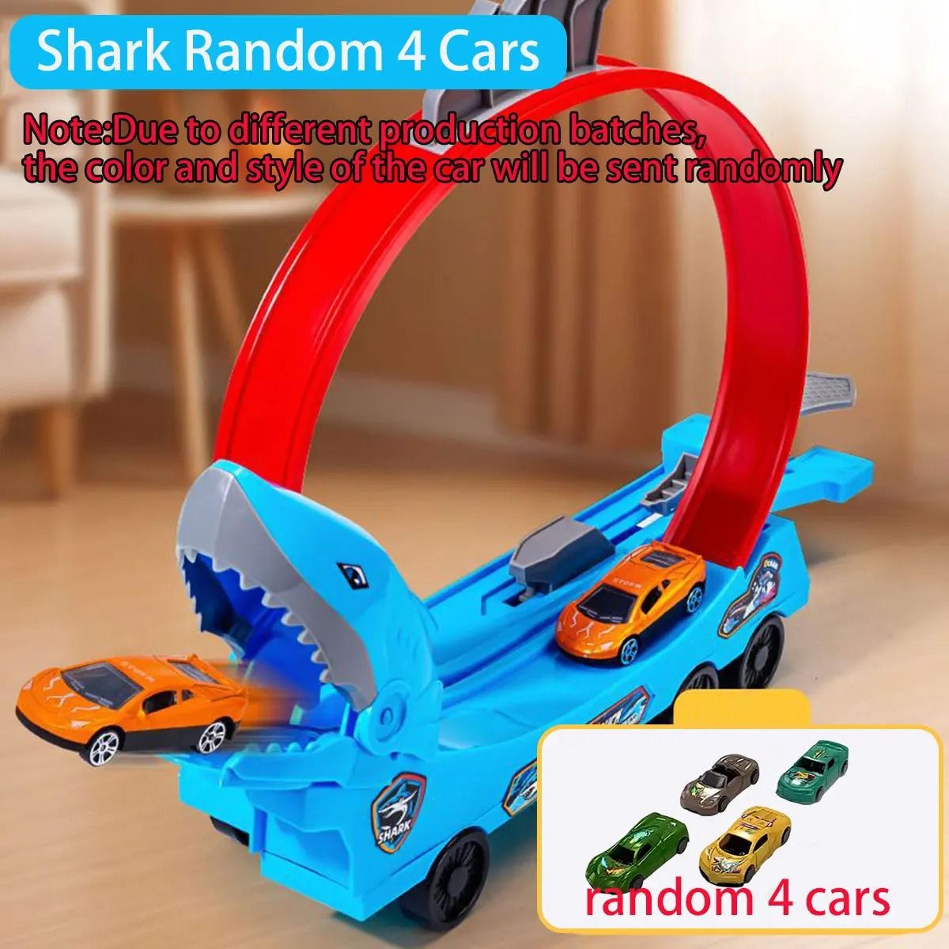 dinosaur track car sliding railway diy assembly toy for kids