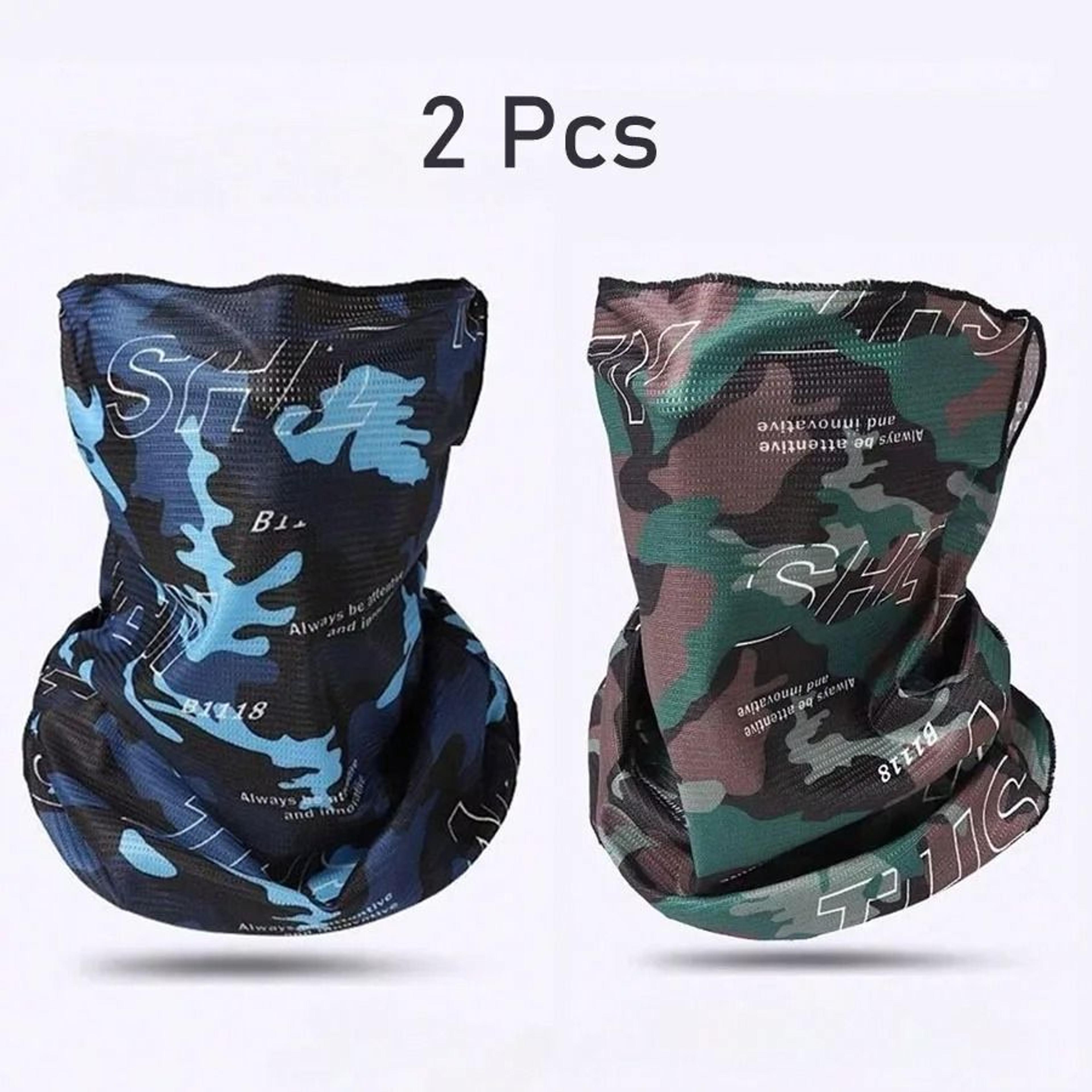 ice silk camouflage sunscreen face mask outdoor sports balaclava