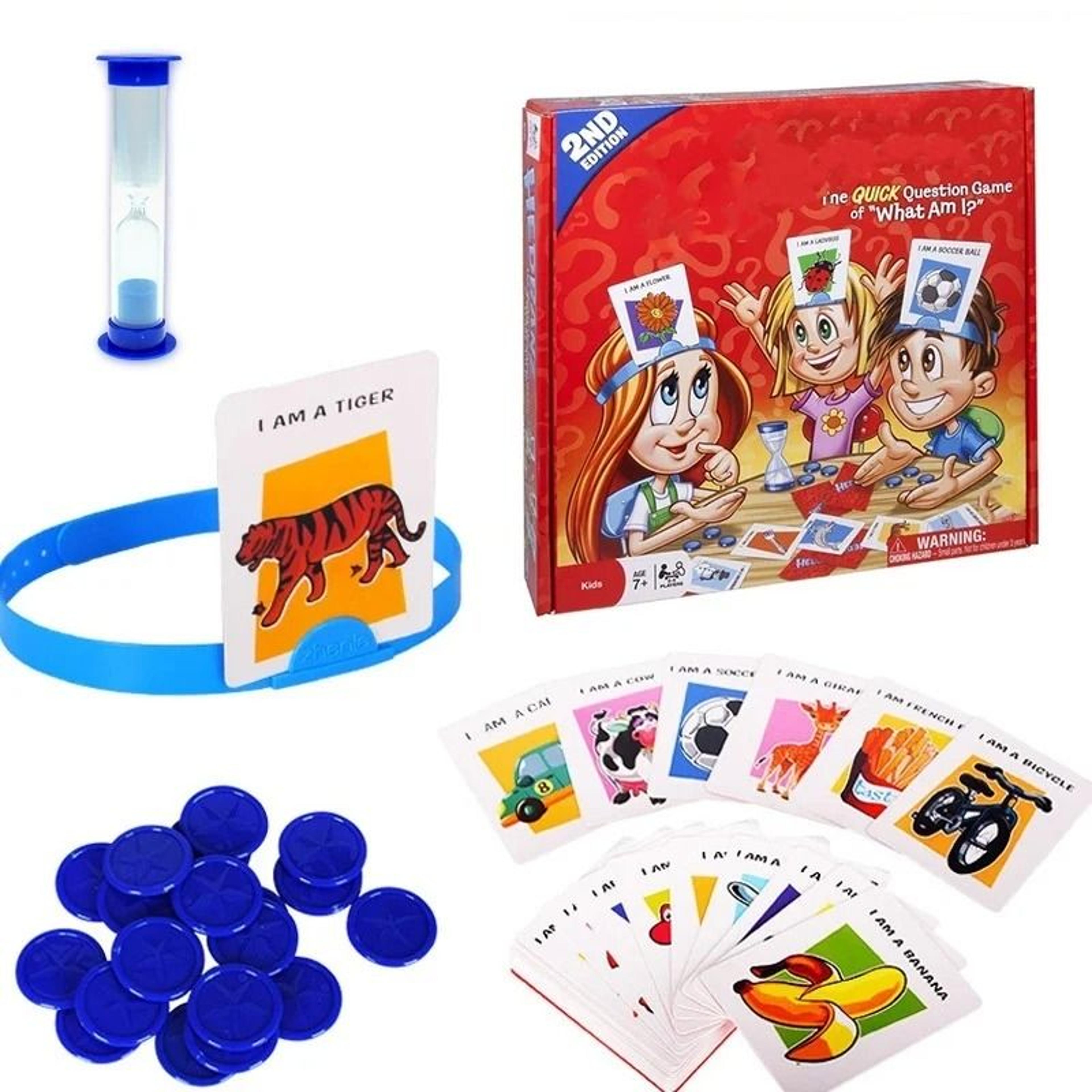 guess who i am card game educational family party game for kids