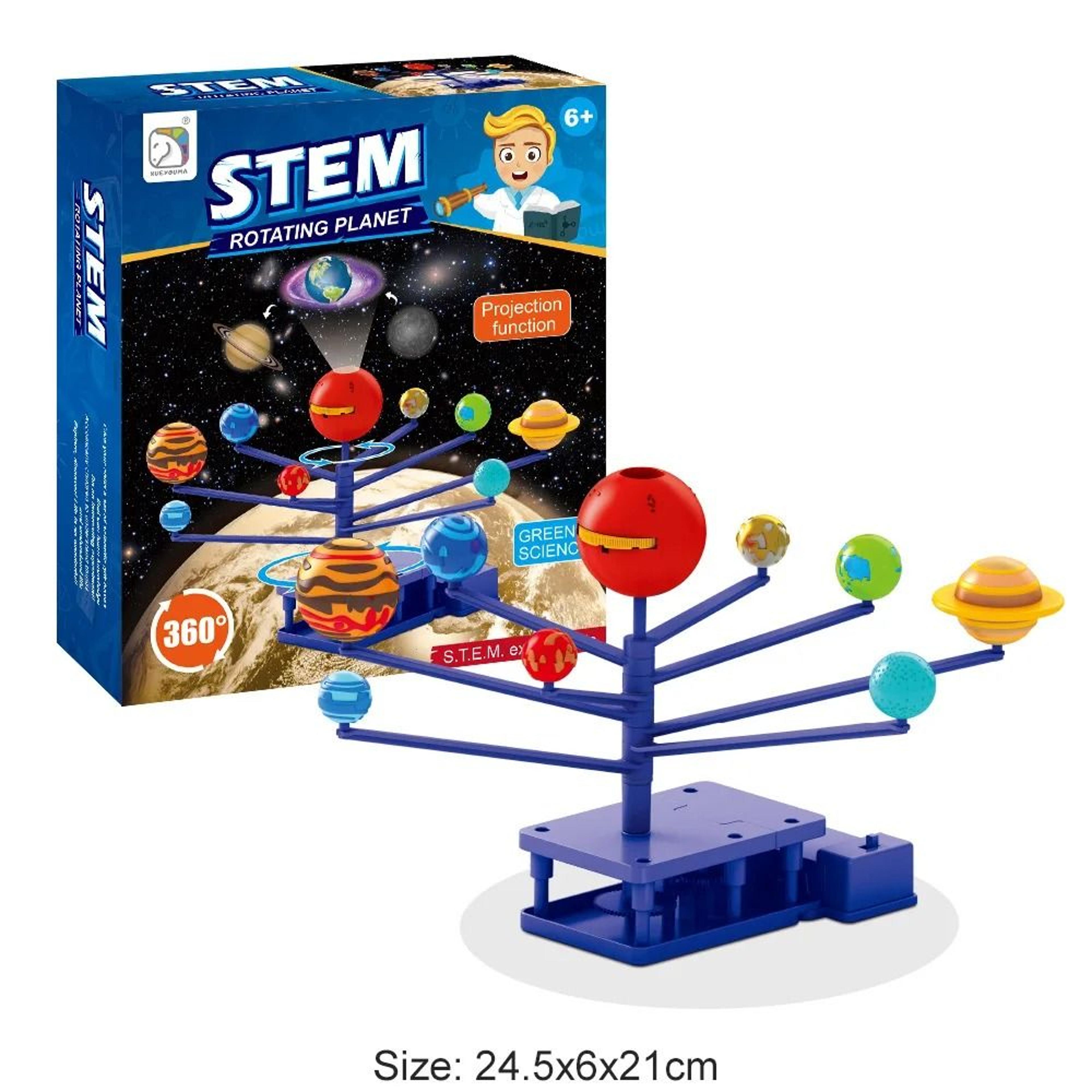 electric solar system model planet learning instrument