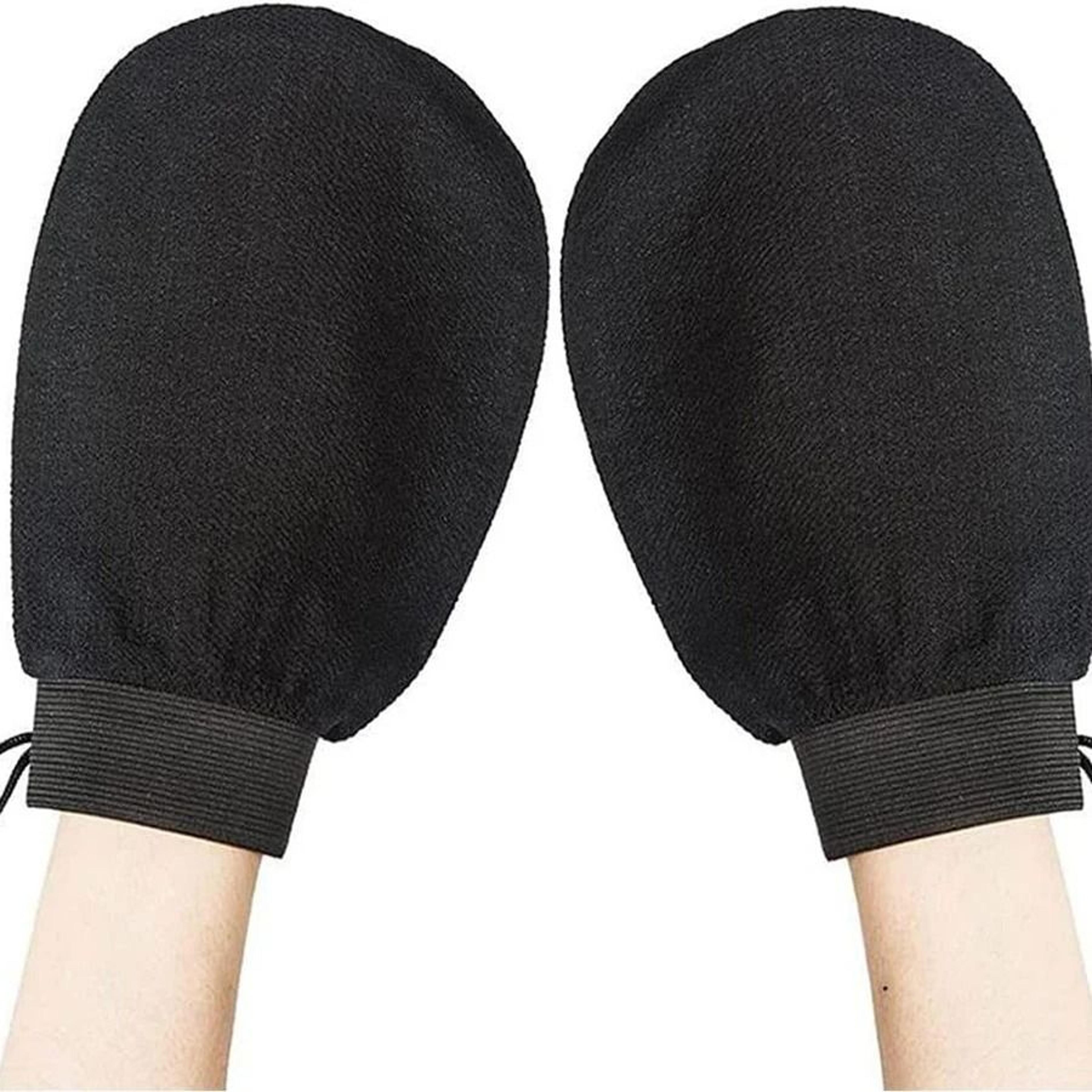 exfoliating bath towel glove double sided body scrubber for deep clean