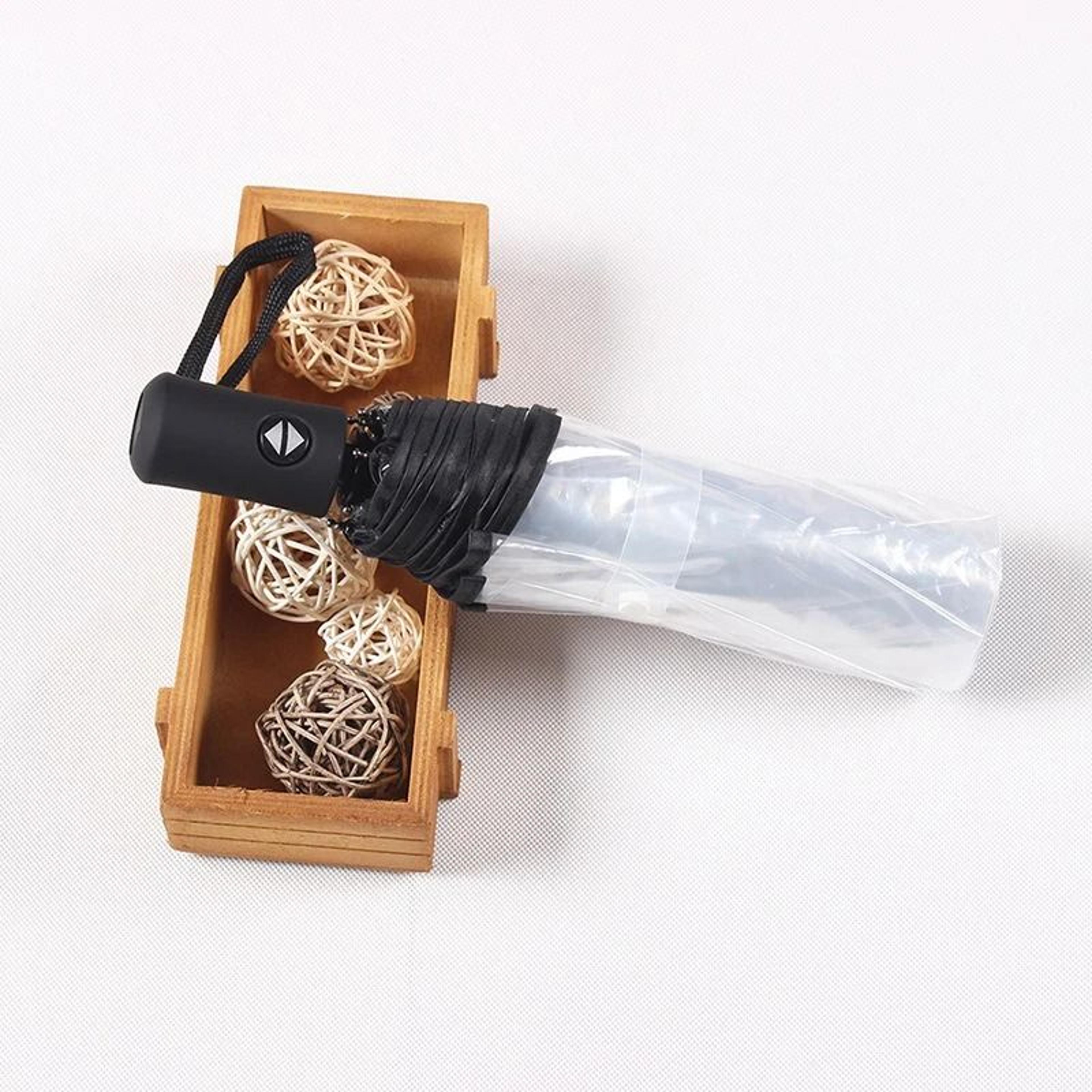 automatic transparent folding umbrella lightweight sun and rain protection