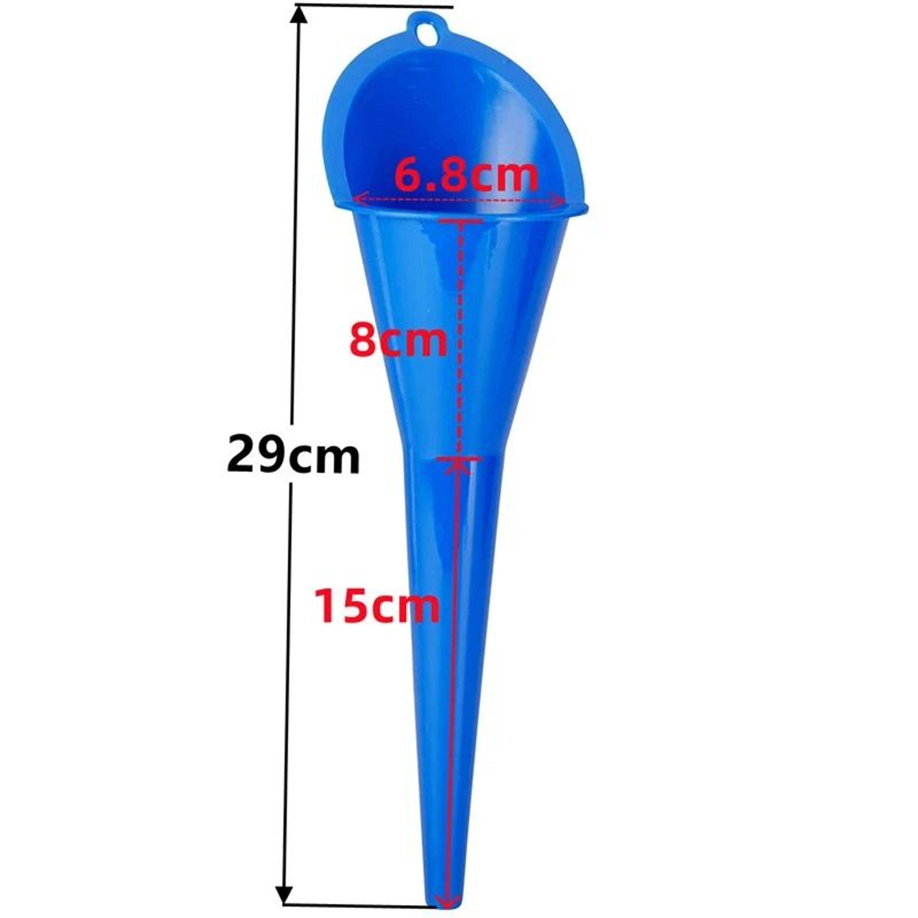 long stem fuel funnel anti splash gasoline oil filling tool