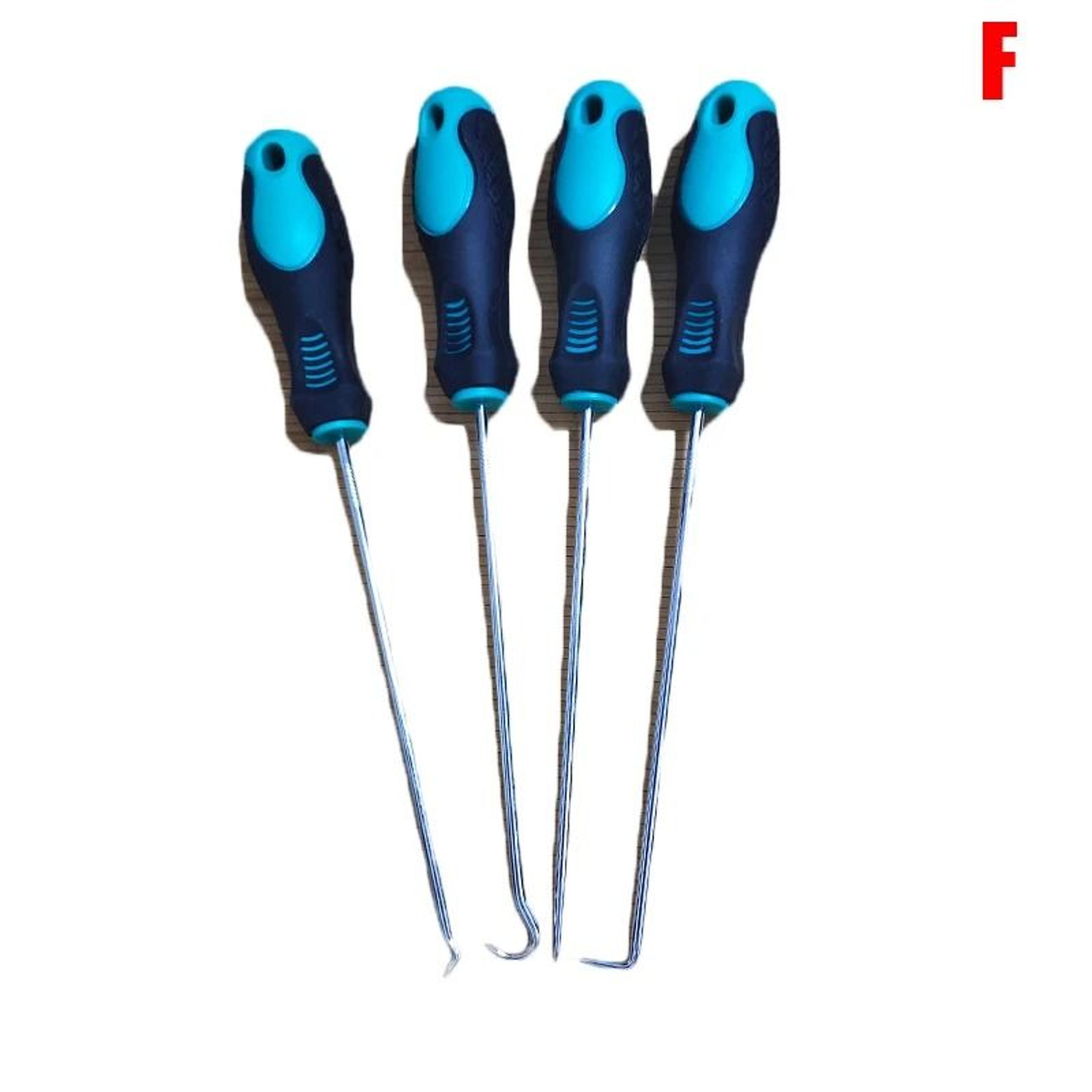 long pick and hook set o ring oil seal removal tool kit 4 piece