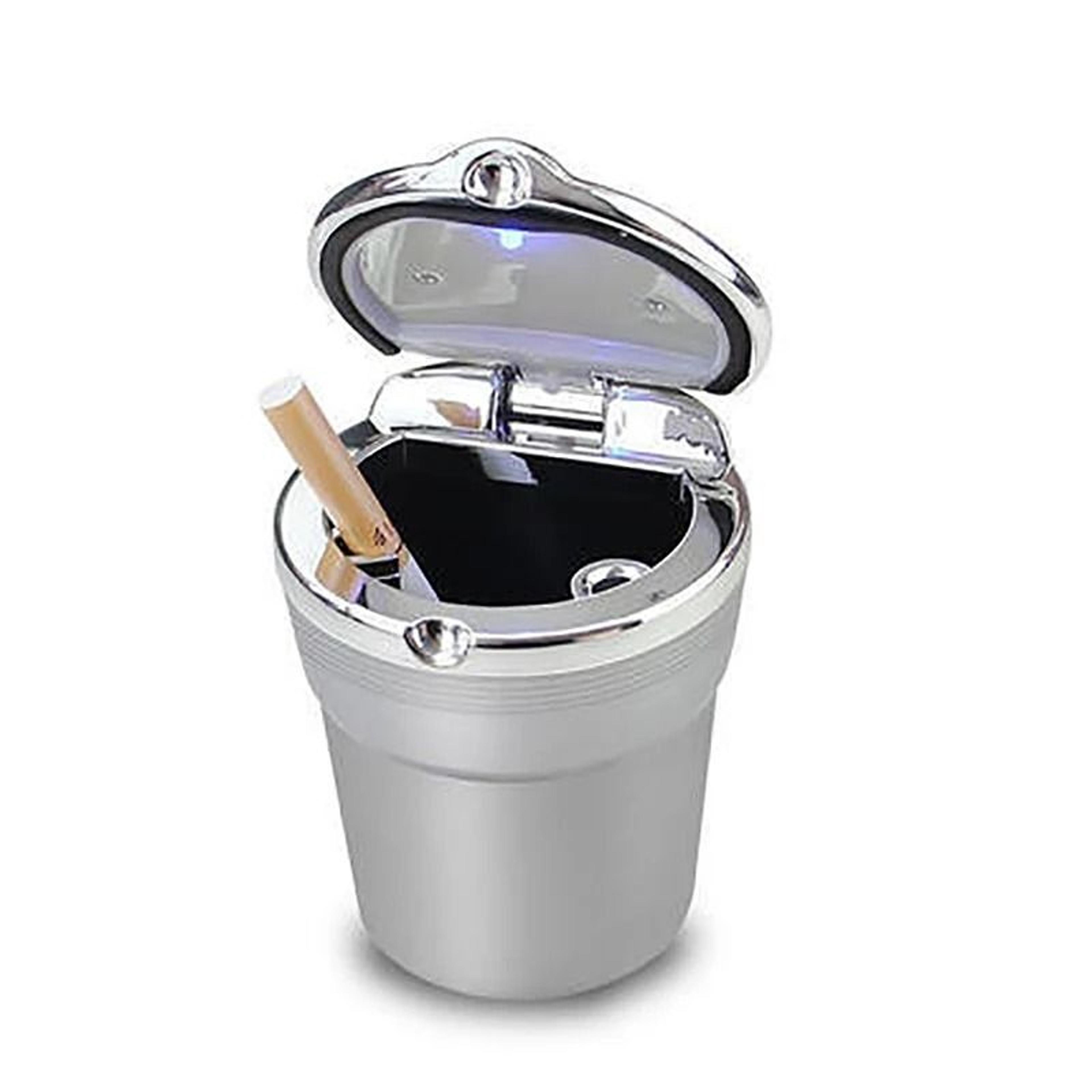universal led car ashtray portable covered ashtray holder cup