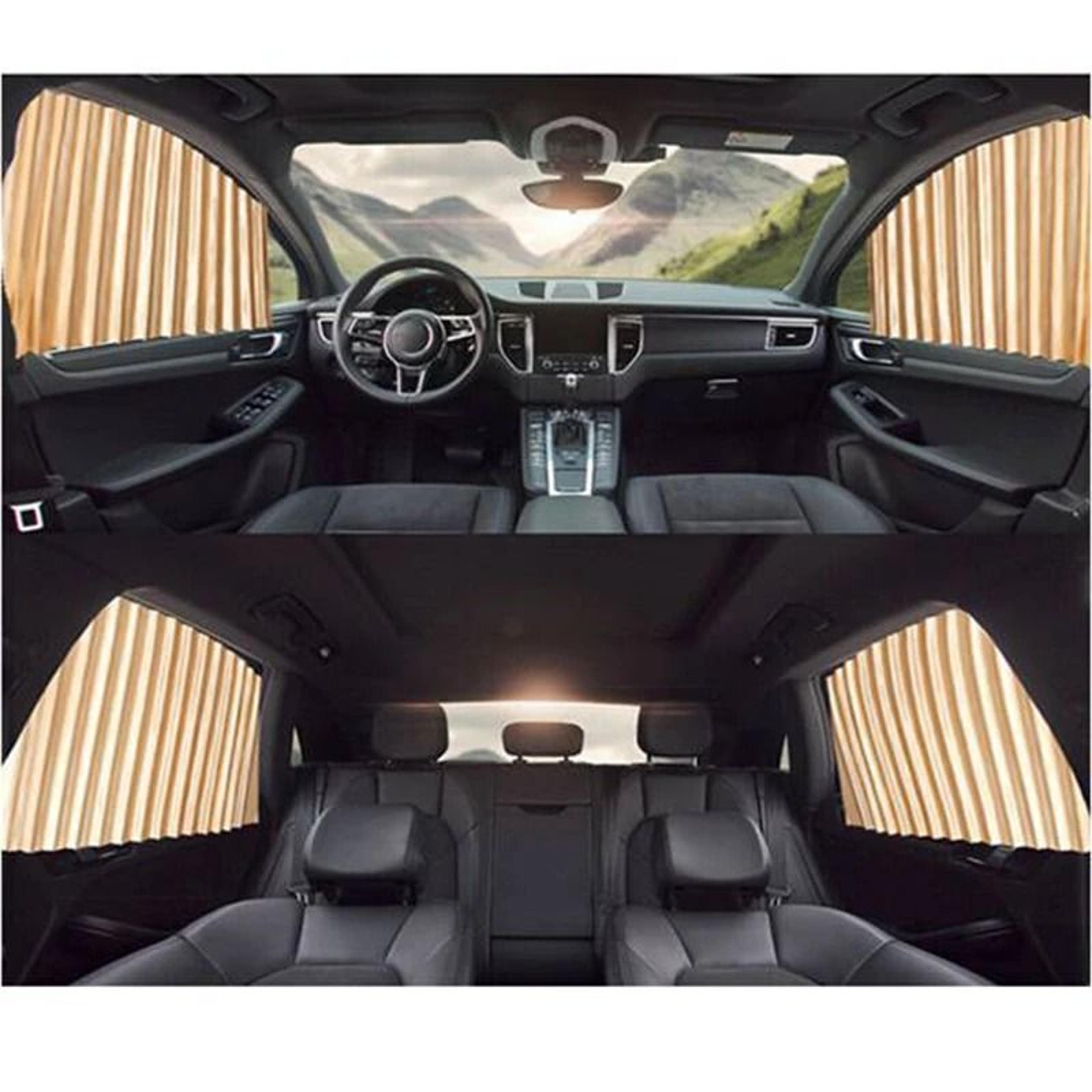 magnetic car sunshade window curtain uv protection privacy window shade set