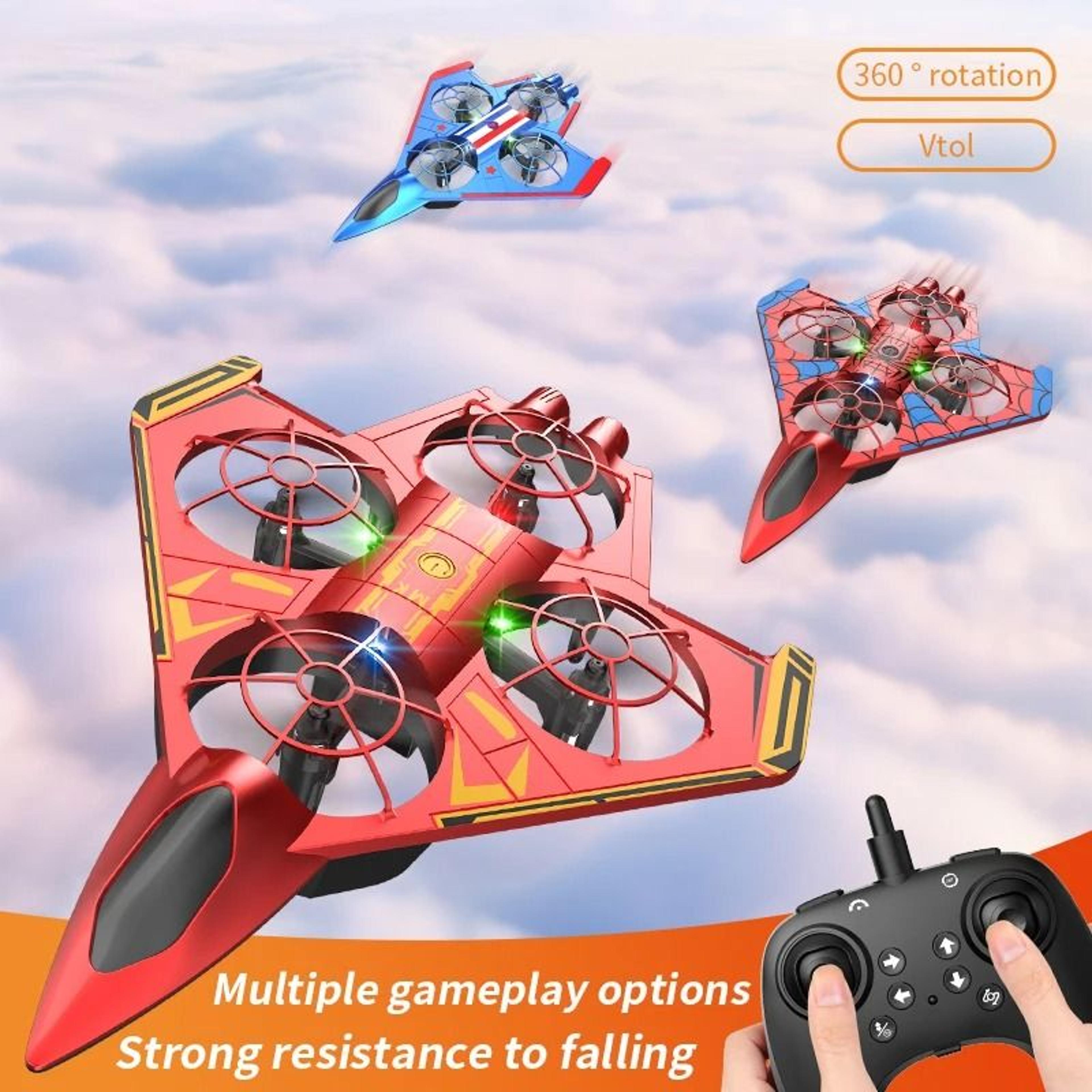 s12 stunt remote control aircraft four axis fighter drone