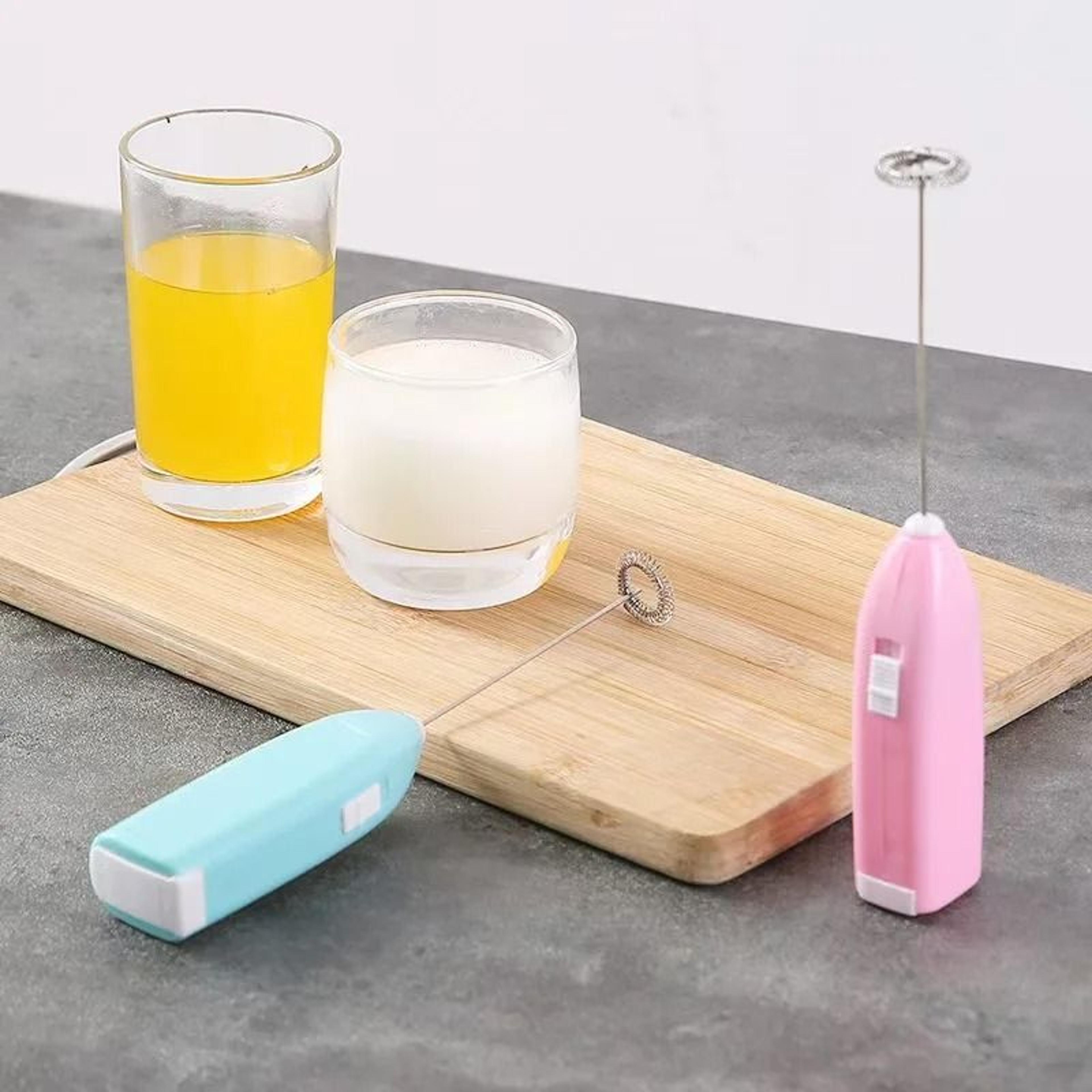 electric milk frother handheld mini stainless steel coffee whisk