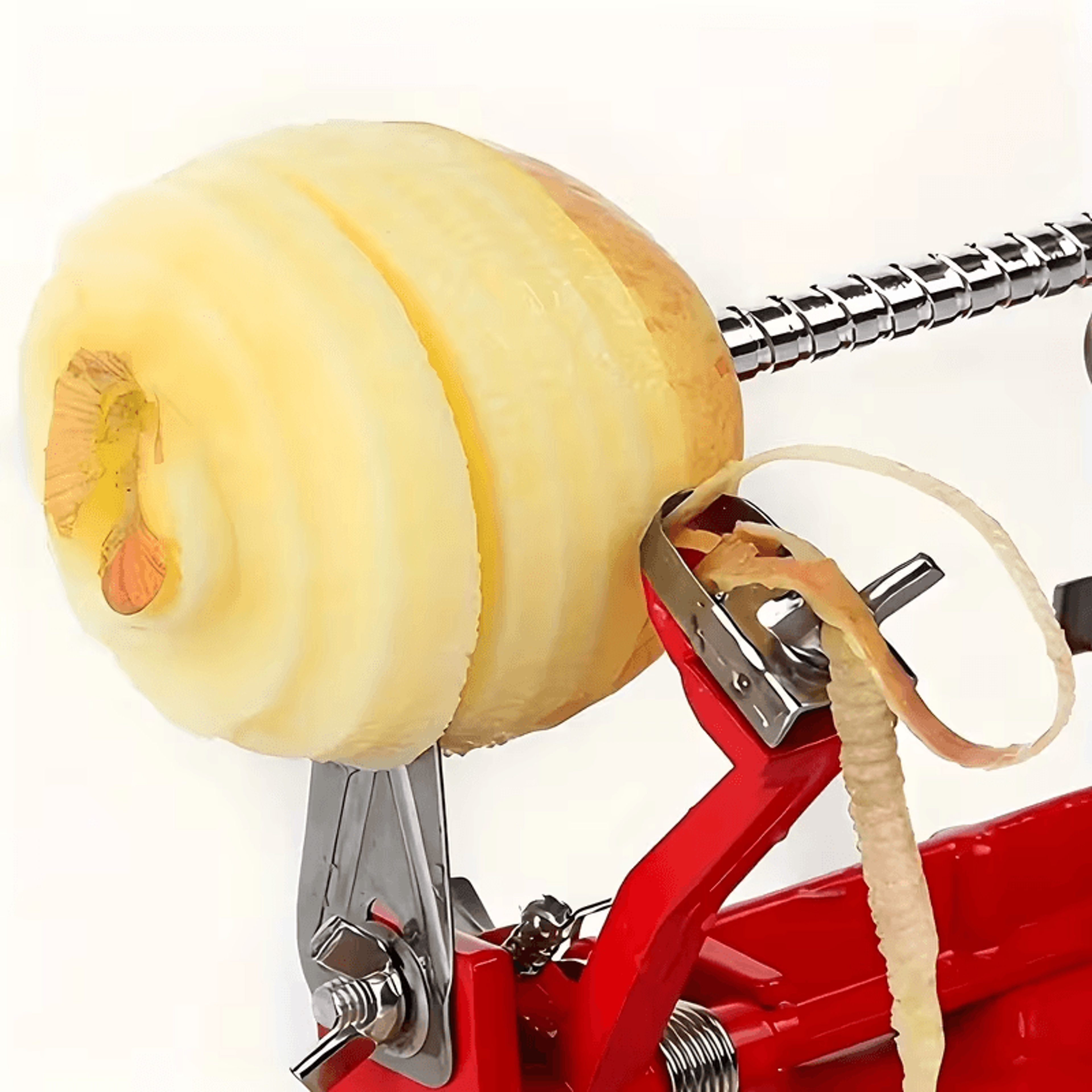 apple corer slicer peeler - 3-in-1 tool for fast, easy fruit prep | pampered chef