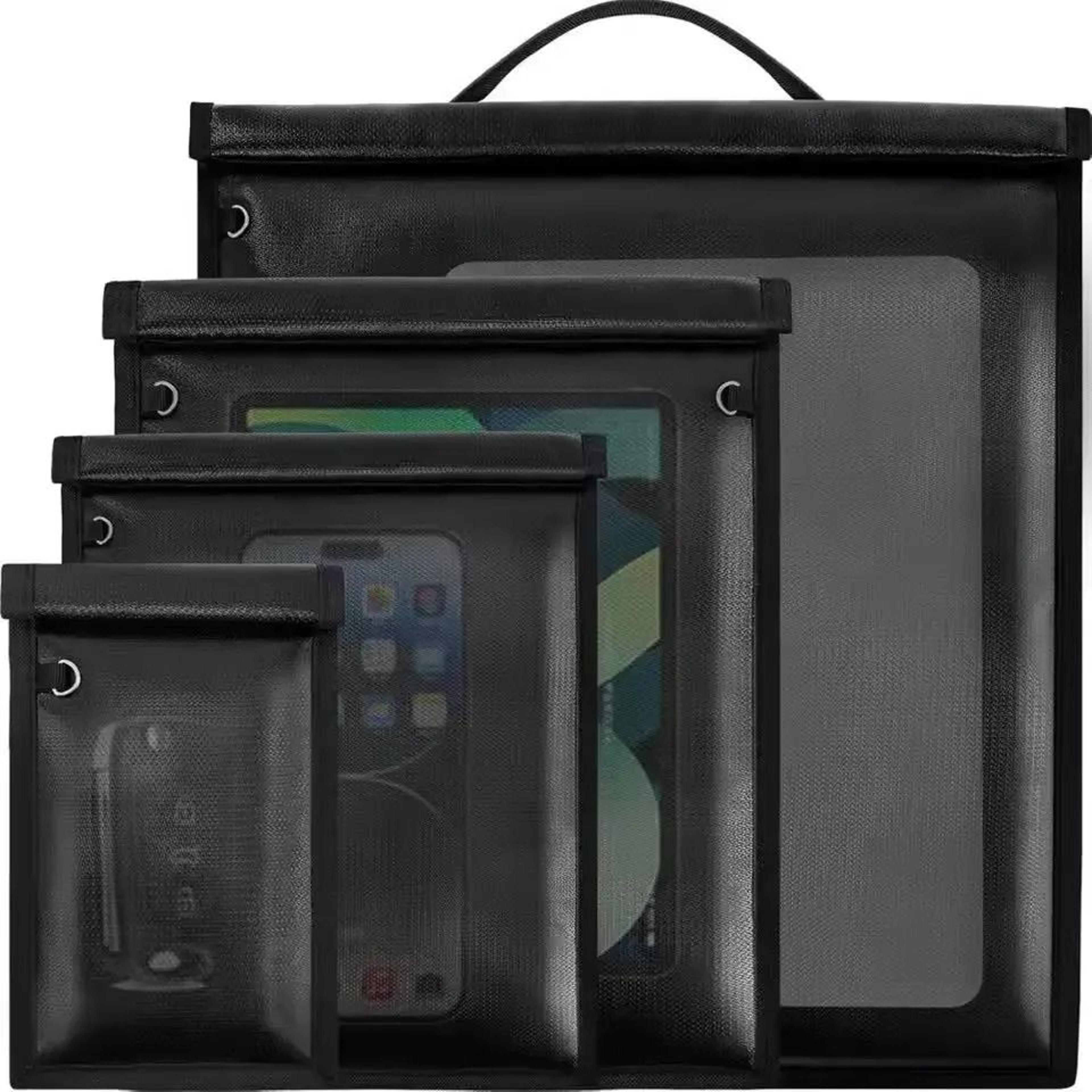 rfid blocking signal shielding pouch for car keys and mobile phones
