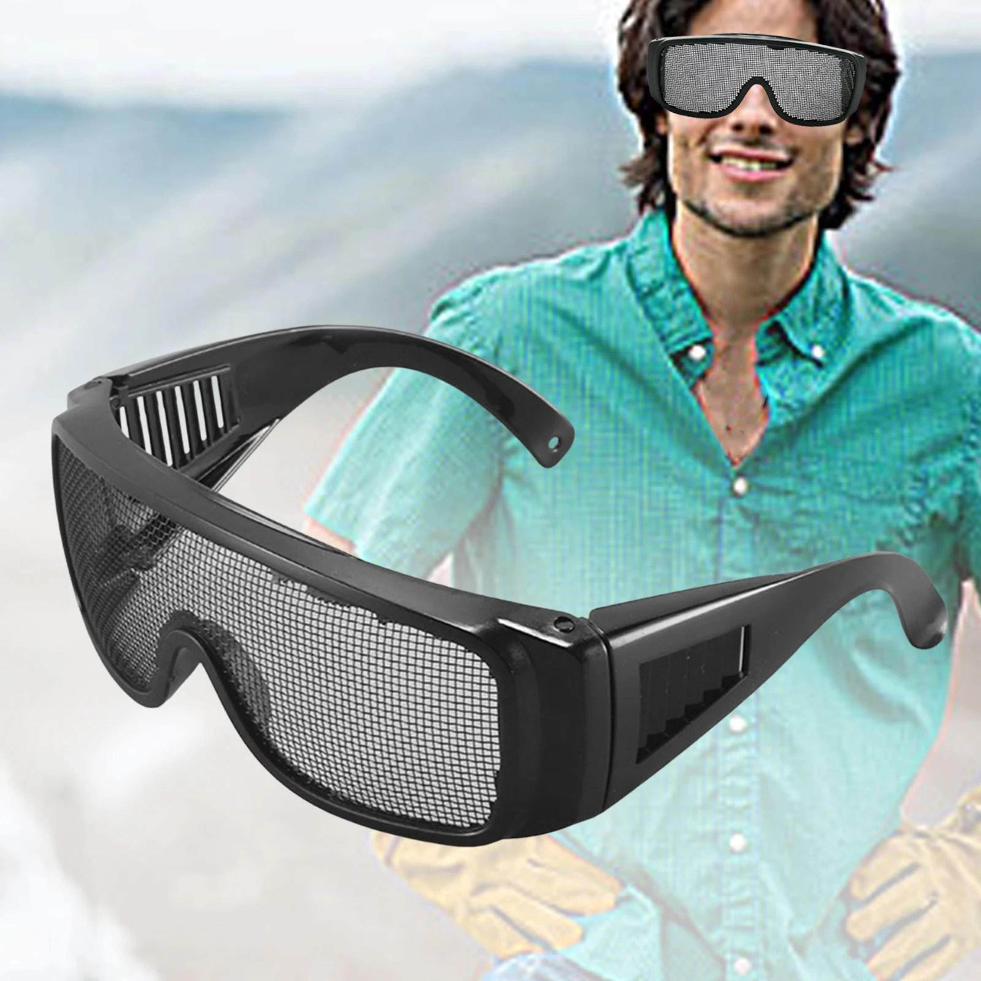 metal mesh safety goggles anti fog impact resistant eye protection