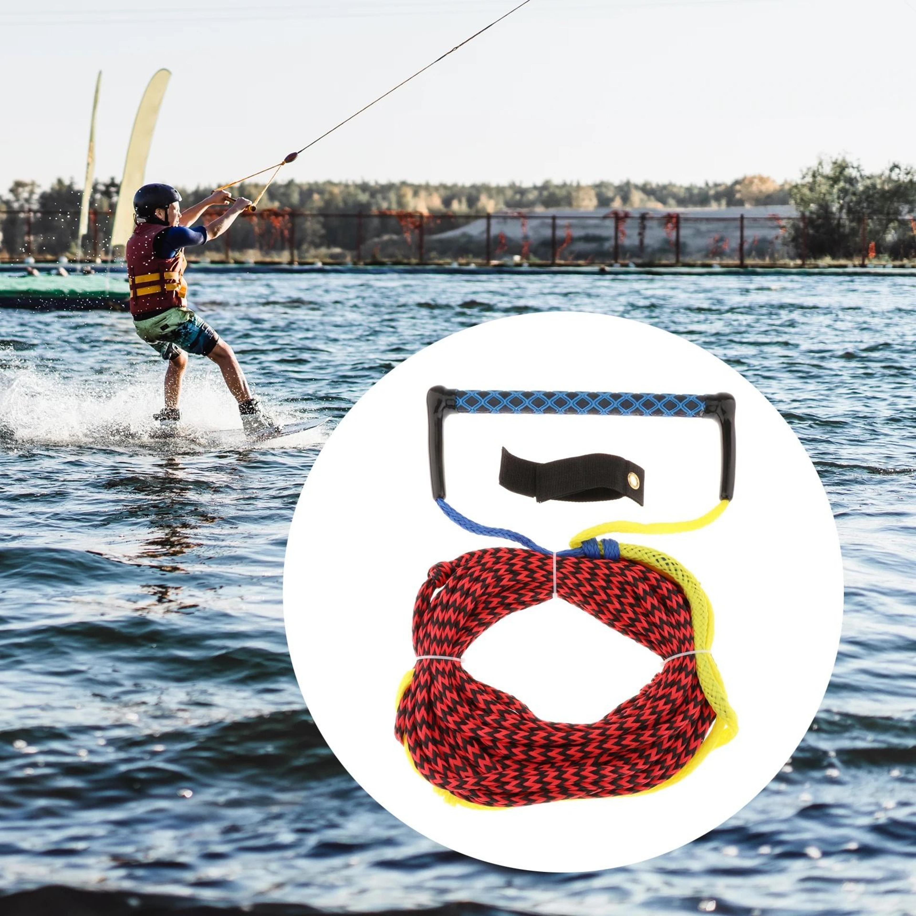 23m floating water ski rope with grip for surf and wake sports