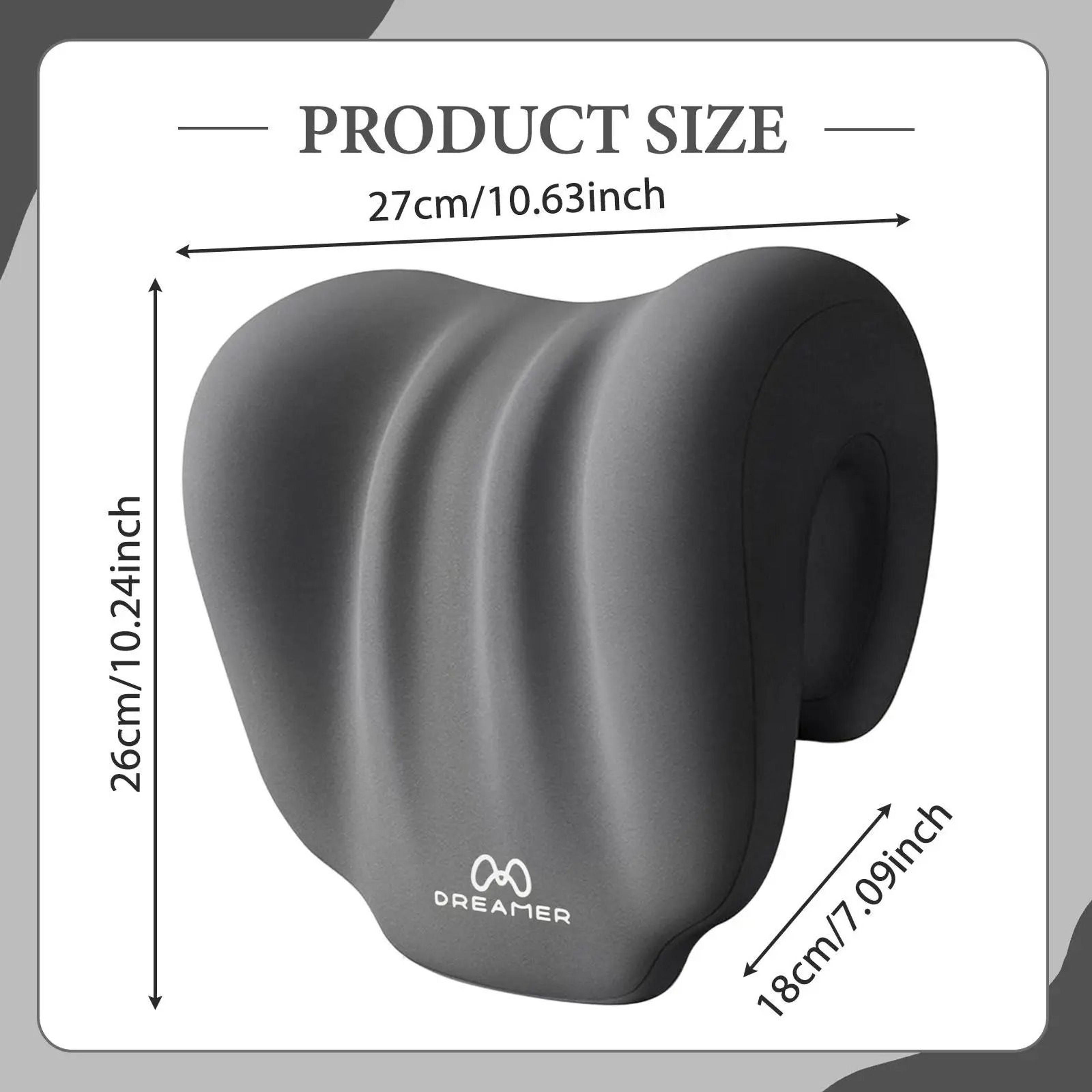memory foam chair neck pillow for office gaming and travel comfort