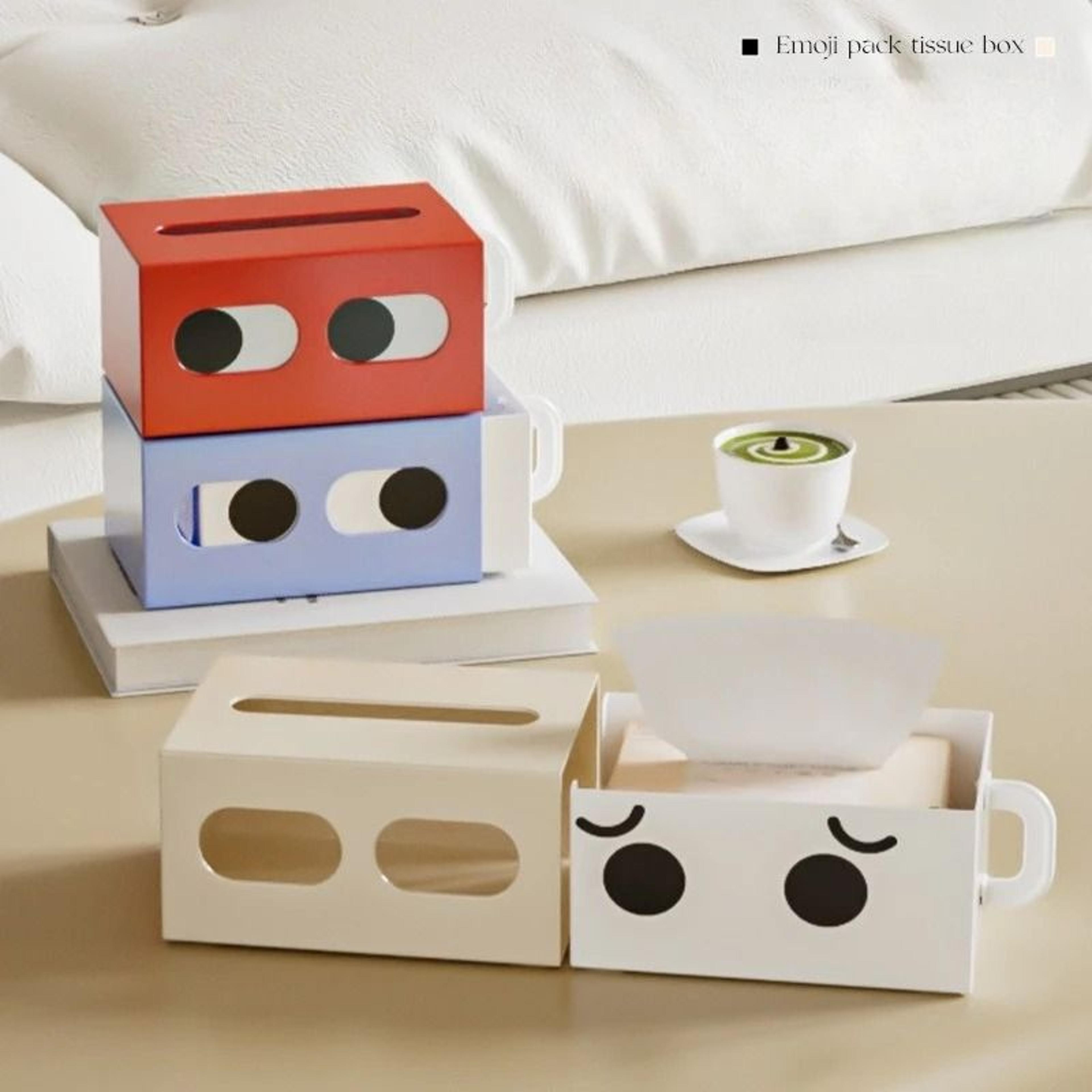 modern tabletop tissue box holder decorative paper storage case
