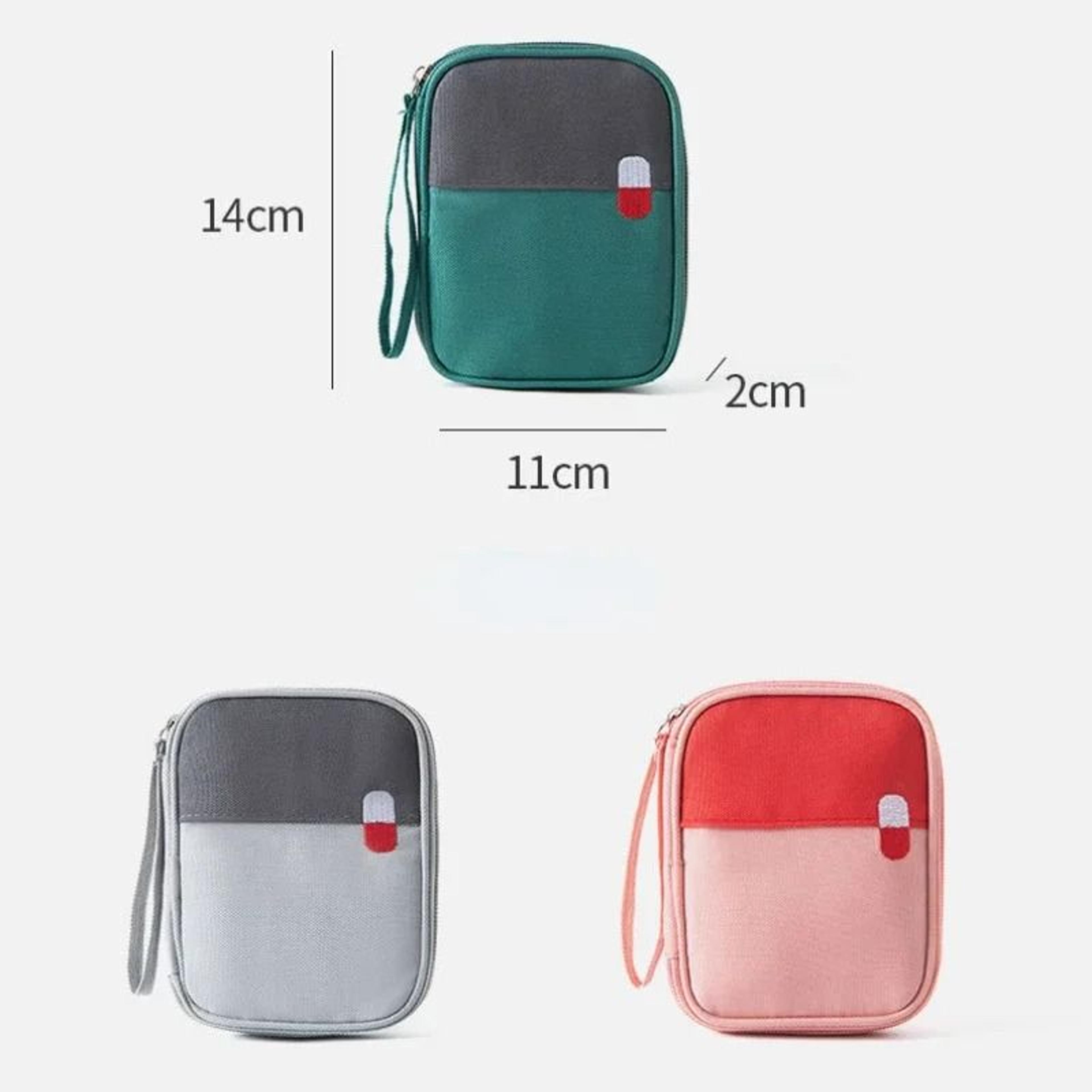 mini portable first aid organizer bag for travel and emergency storage