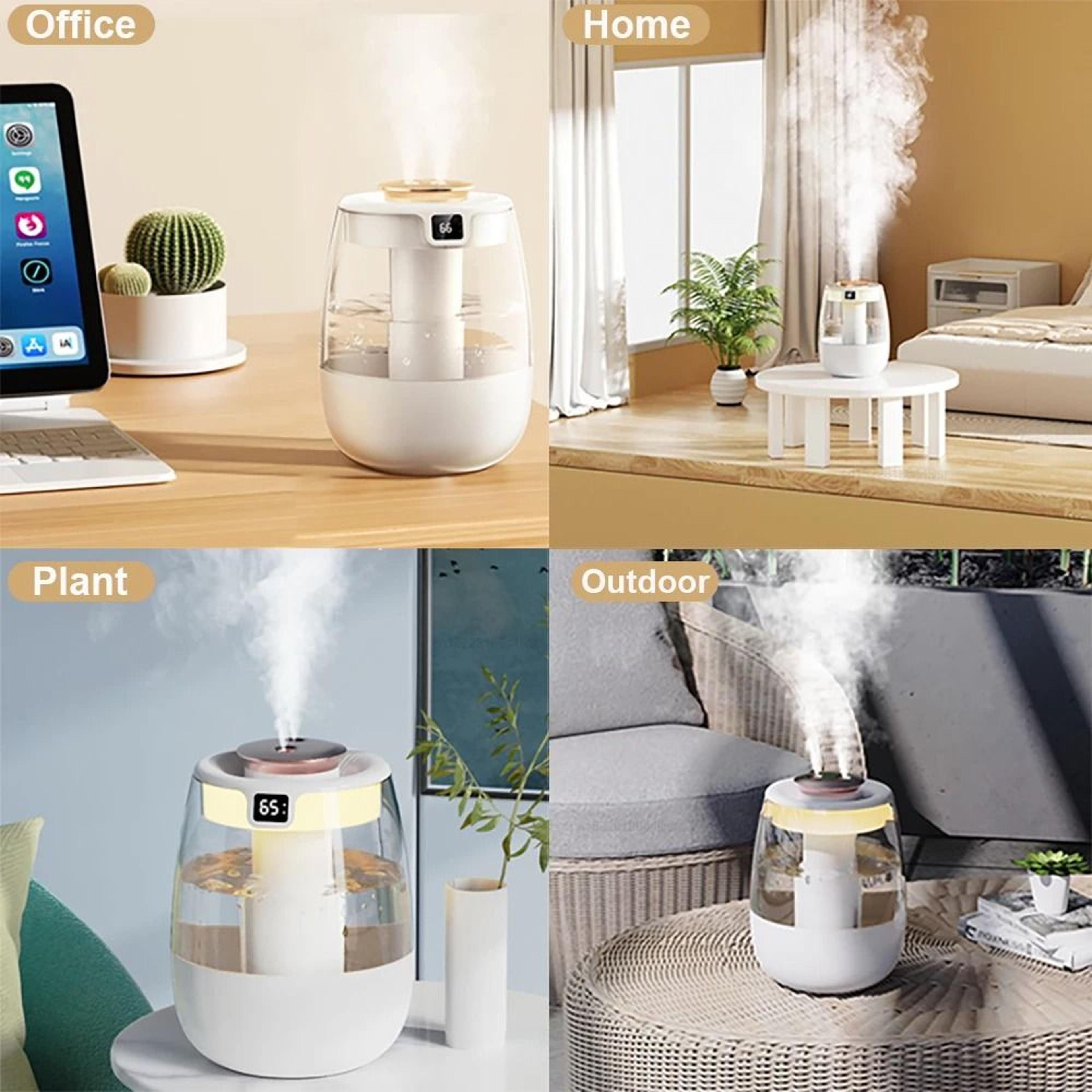 1300 ml aroma humidifier double spray essential oil diffuser usb air humidifier with light