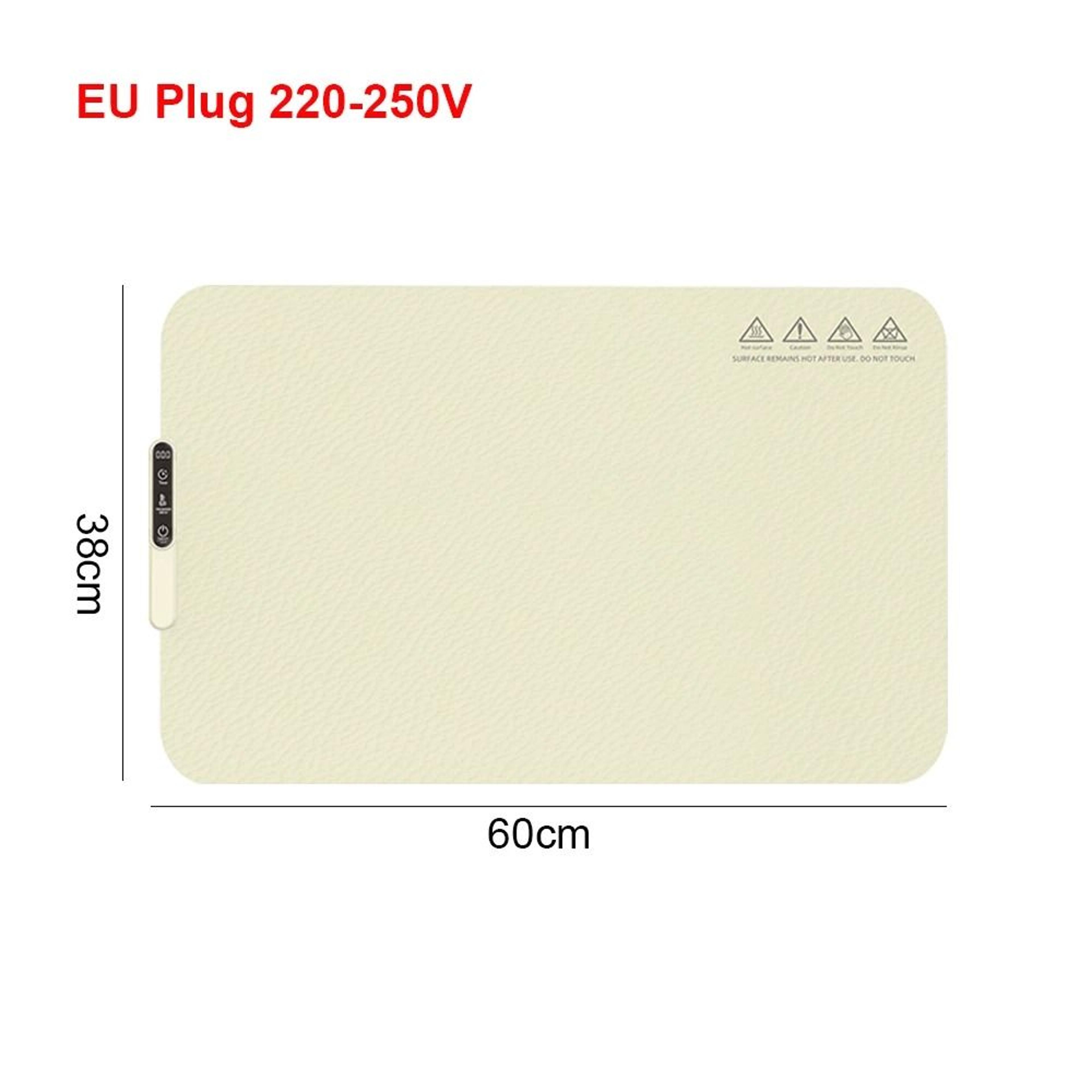 foldable electric warming tray silicone food warmer plate fast heating portable mat