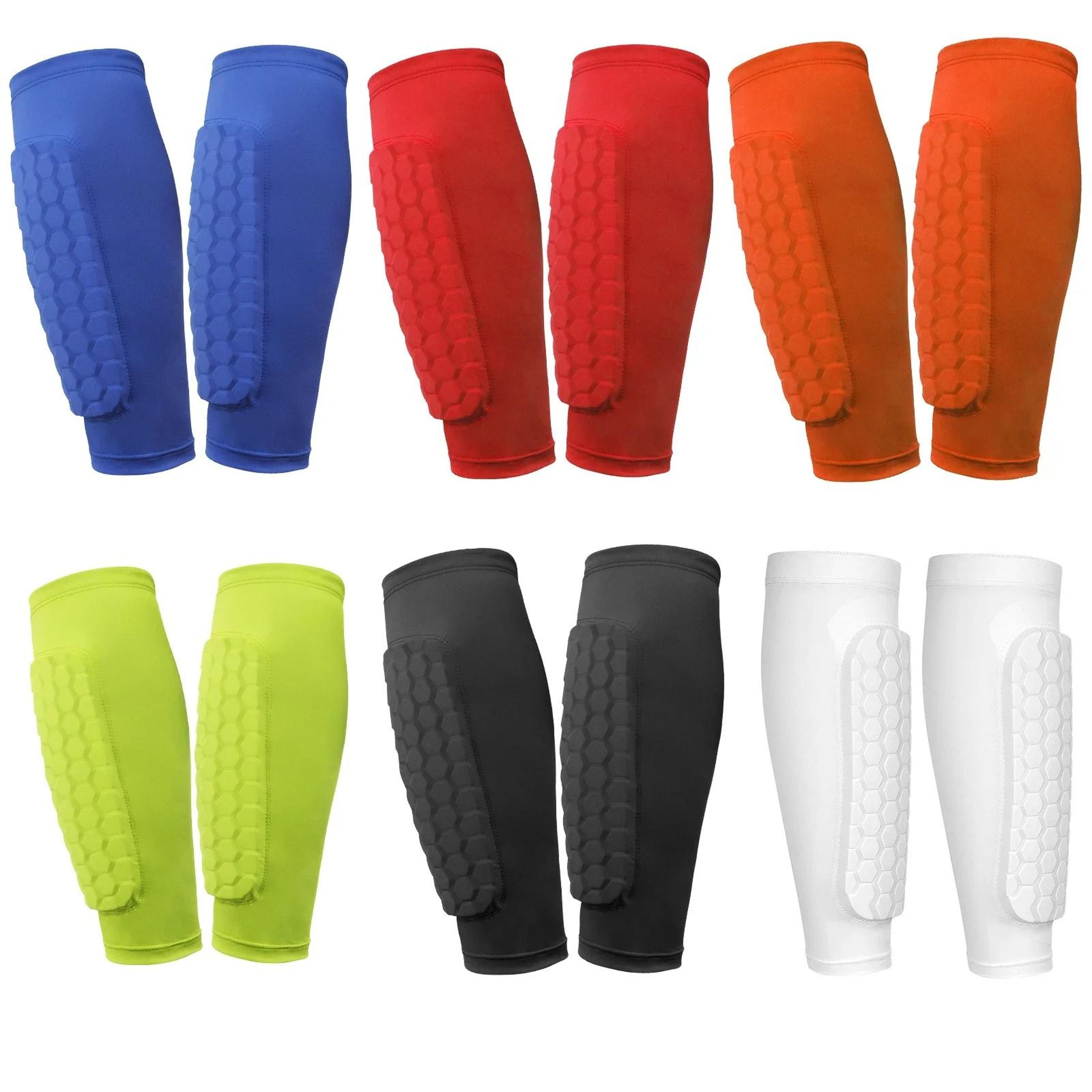 honeycomb football shin guards lightweight ergonomic calf protection pads