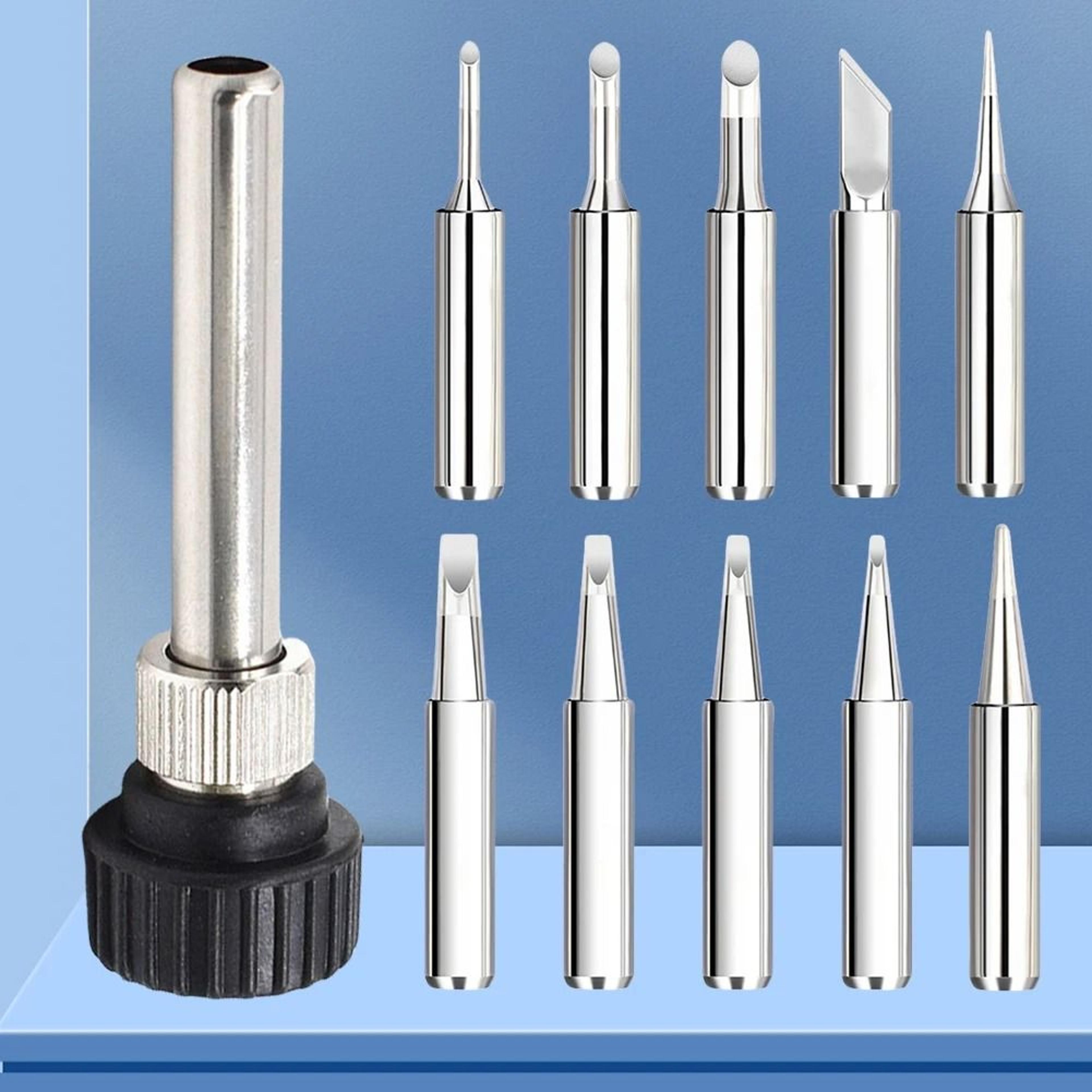 900m replaceable soldering iron tips set with welding sleeve