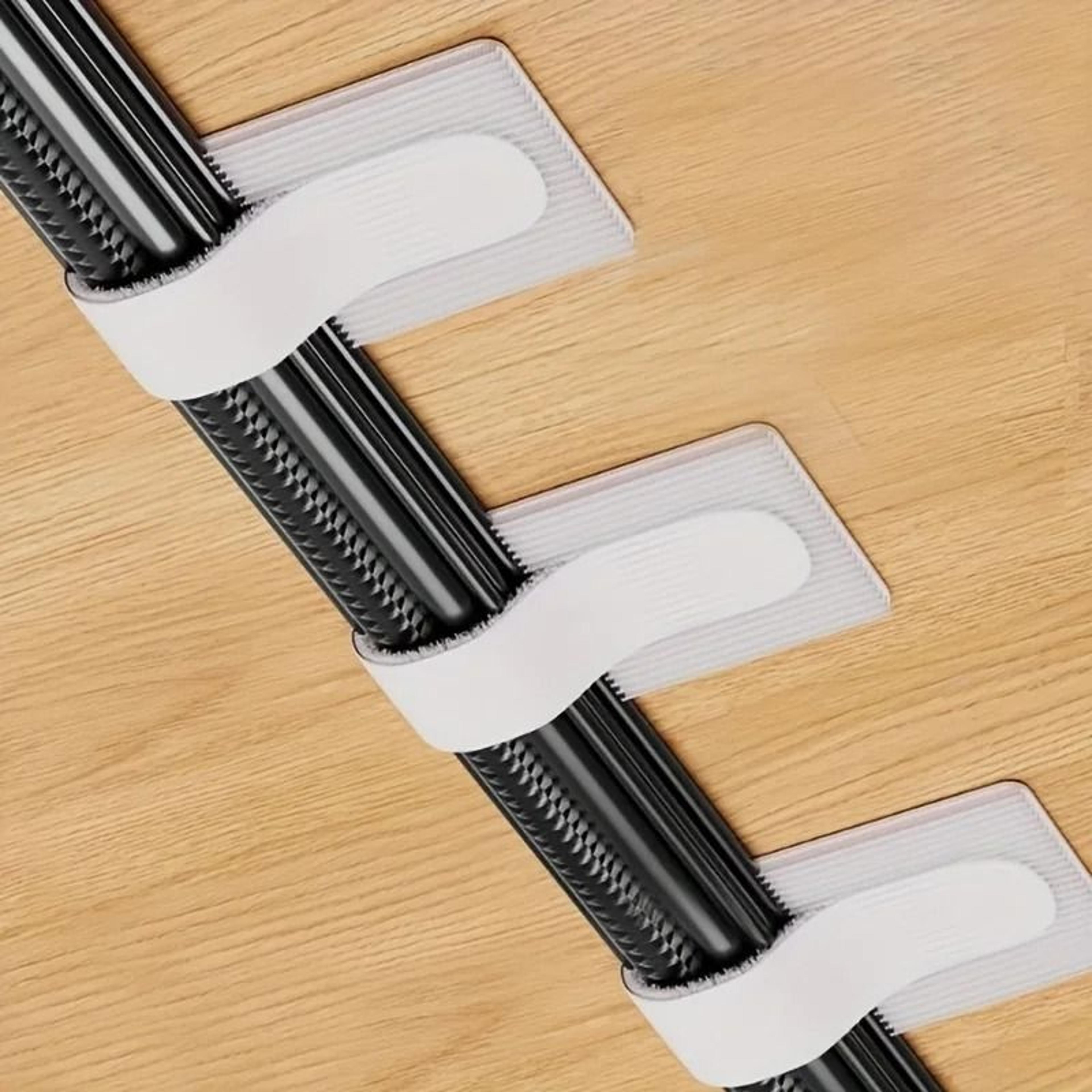 self adhesive cable organizer clips desk and wall cable holder set