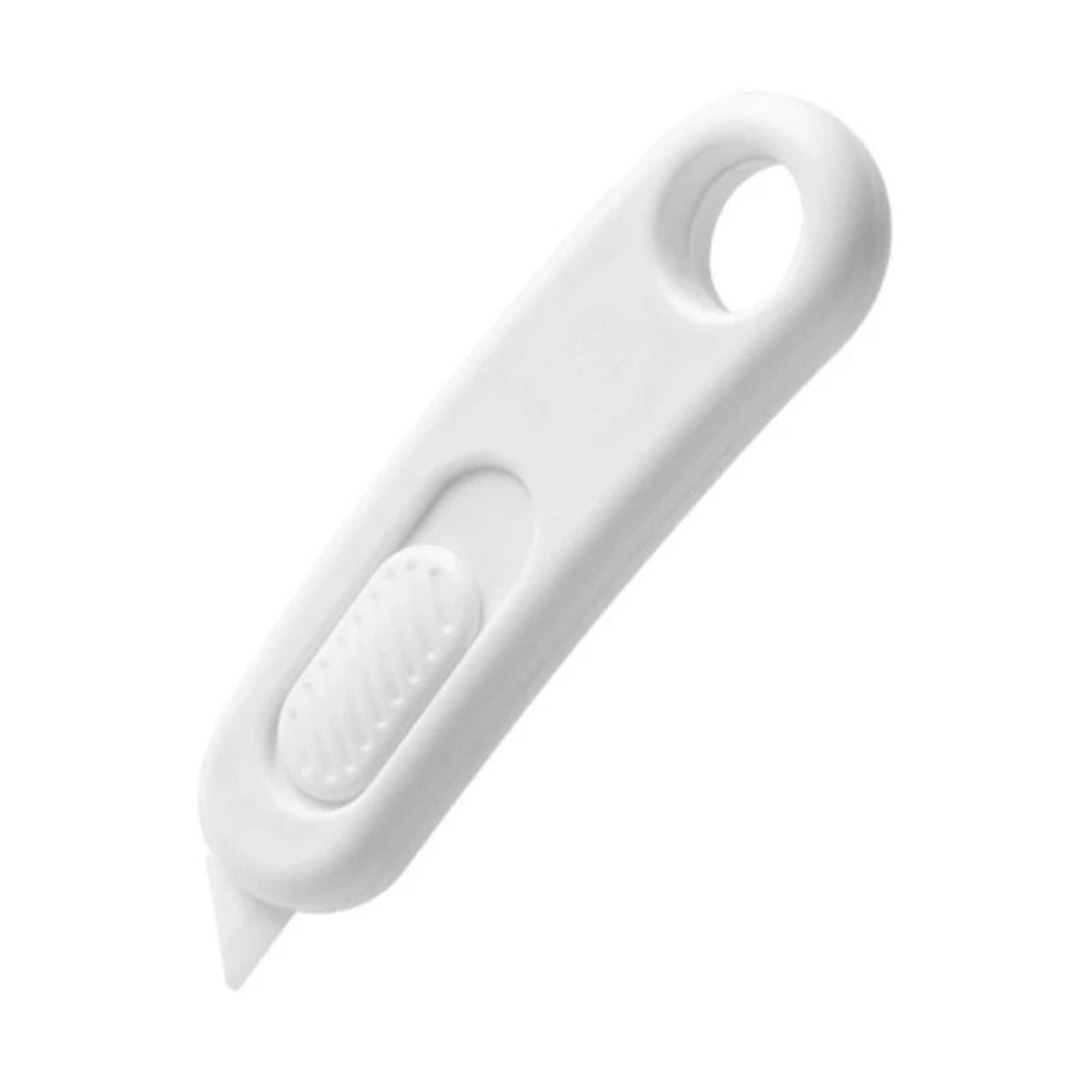 mini ceramic utility knife portable box cutter with keychain and magnetic back
