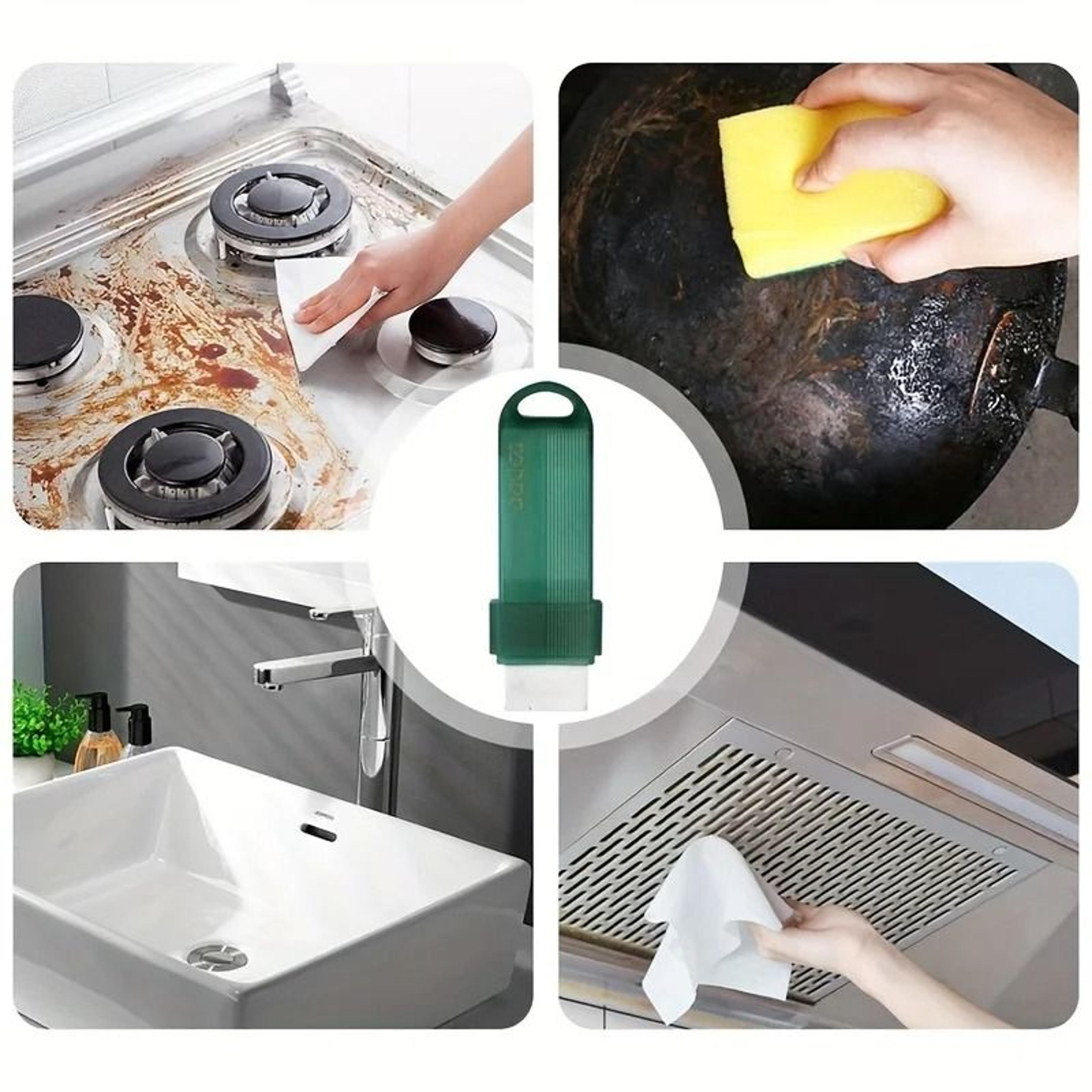 magic multi purpose surface cleaning scrubber reusable kitchen and bathroom cleaner