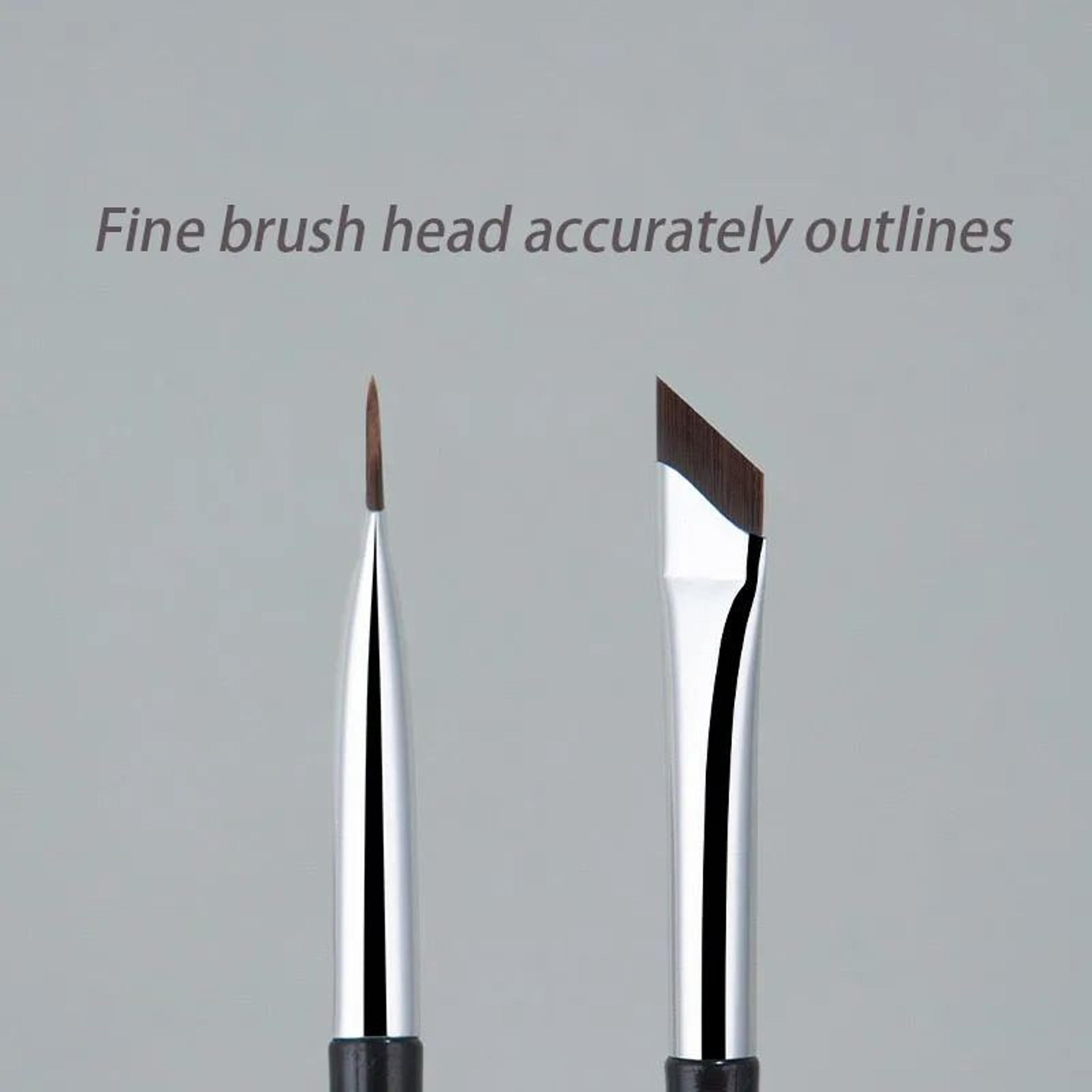 ultra thin angled eyeliner brush precision detail makeup tool