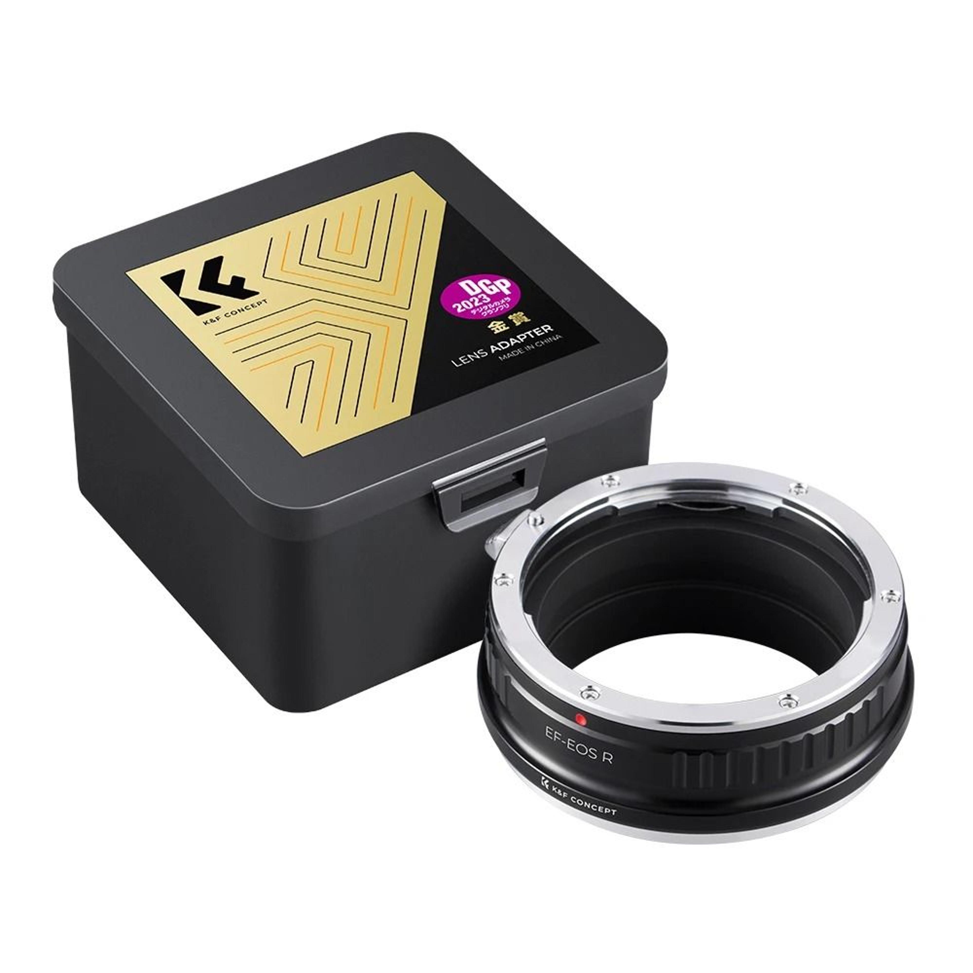 k and f concept lens mount adapter for canon eos r rf cameras