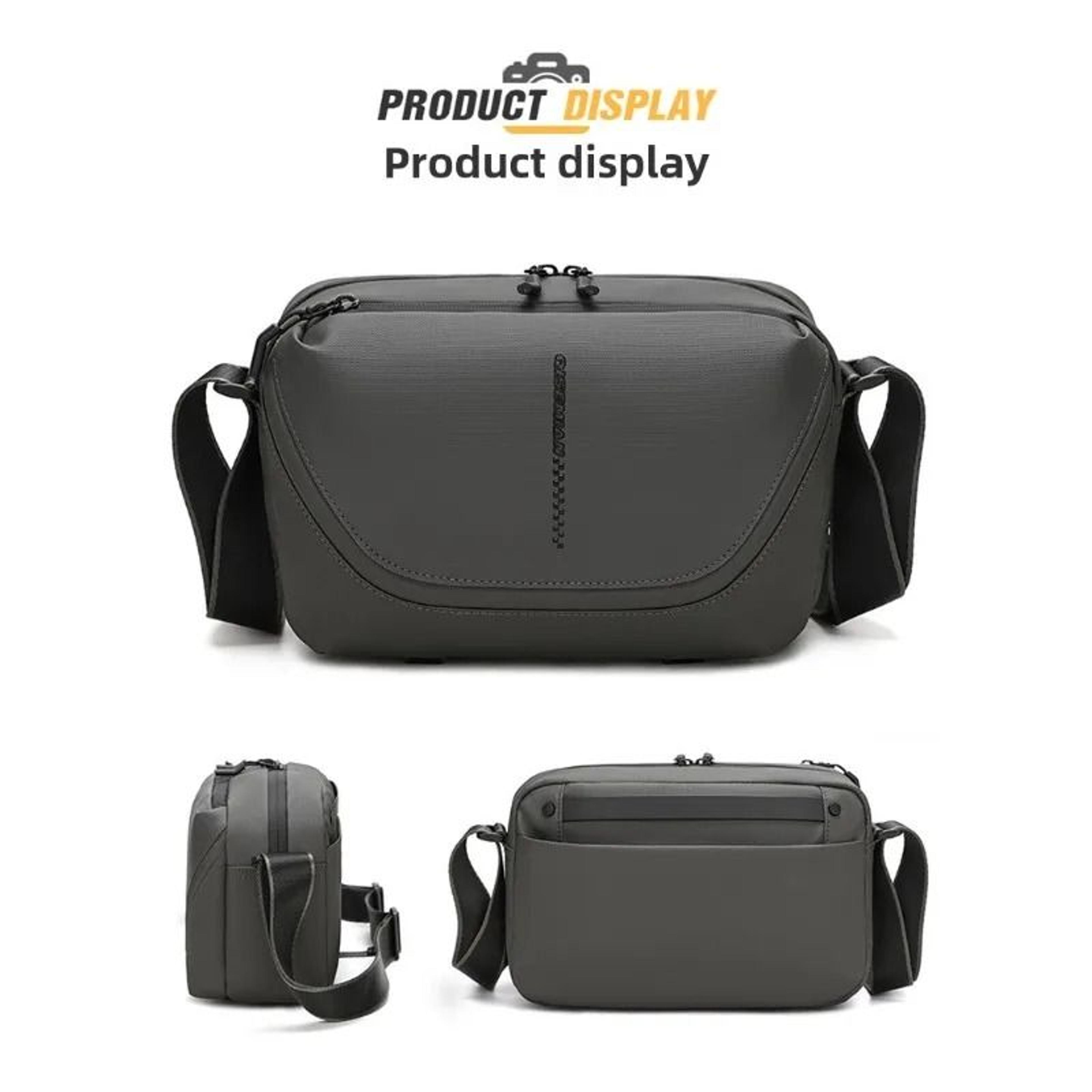 mens crossbody camera bag one shoulder compact dslr camera pouch