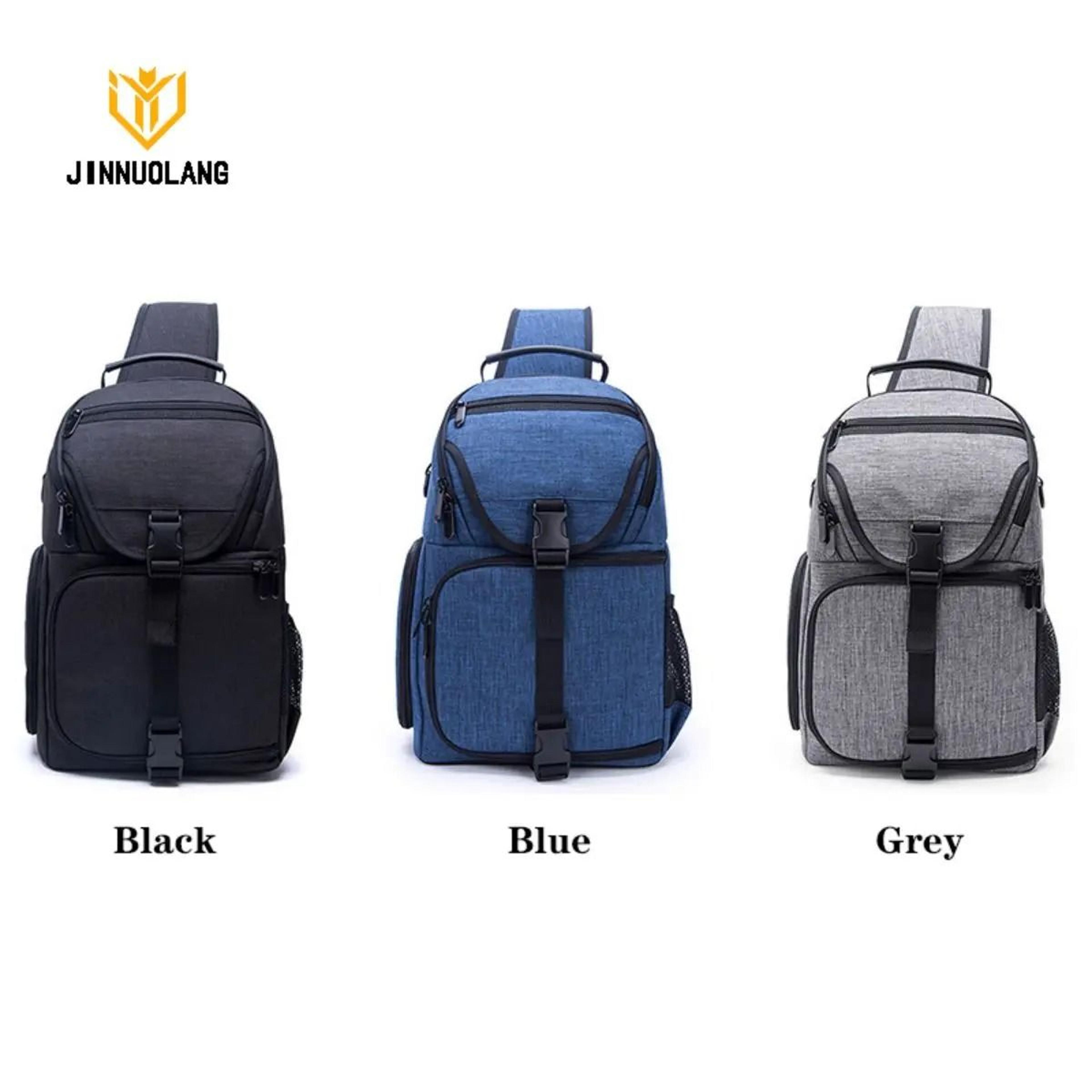 jinnuolang waterproof single shoulder camera sling backpack for dslr and mirrorless