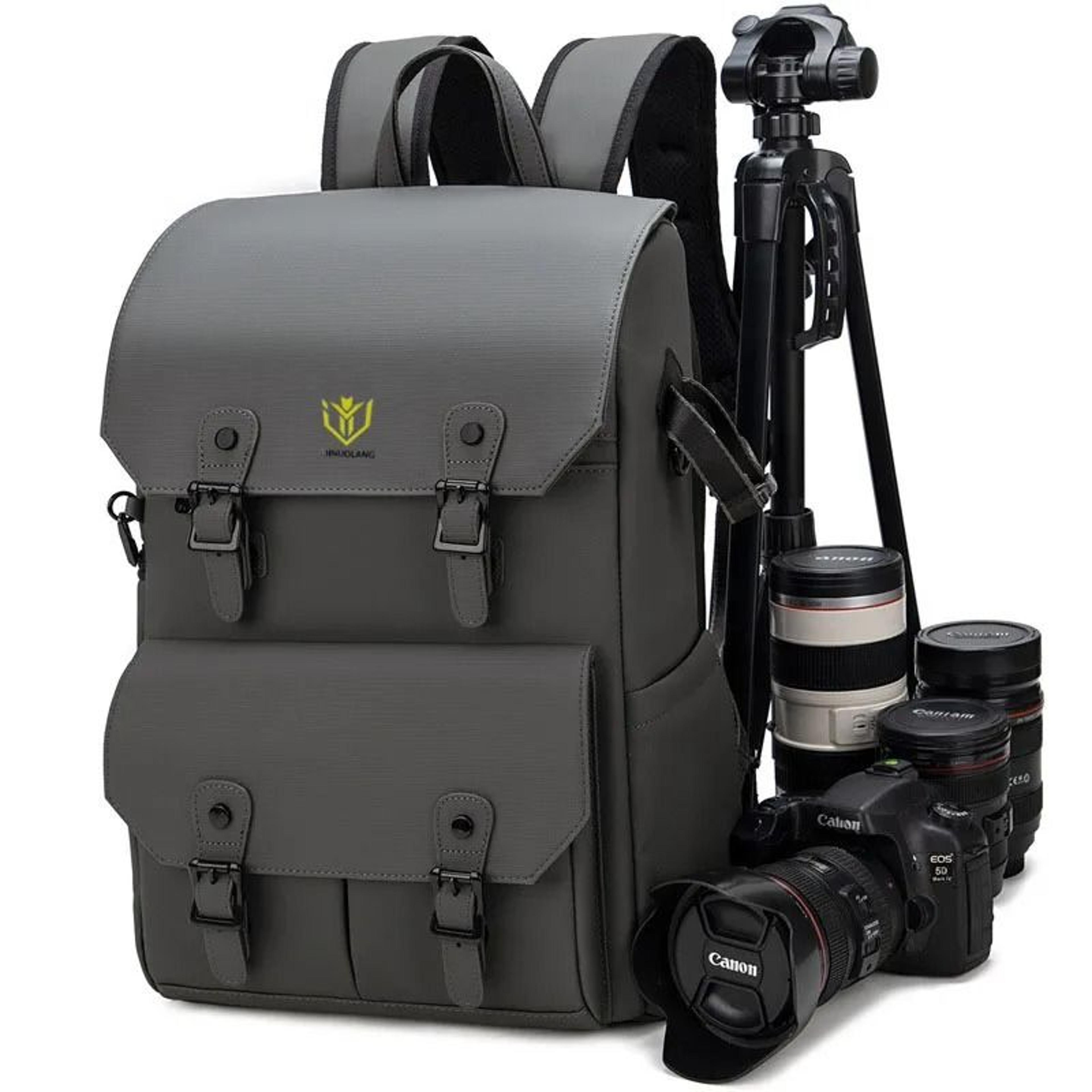 large capacity camera backpack double shoulder travel photography bag