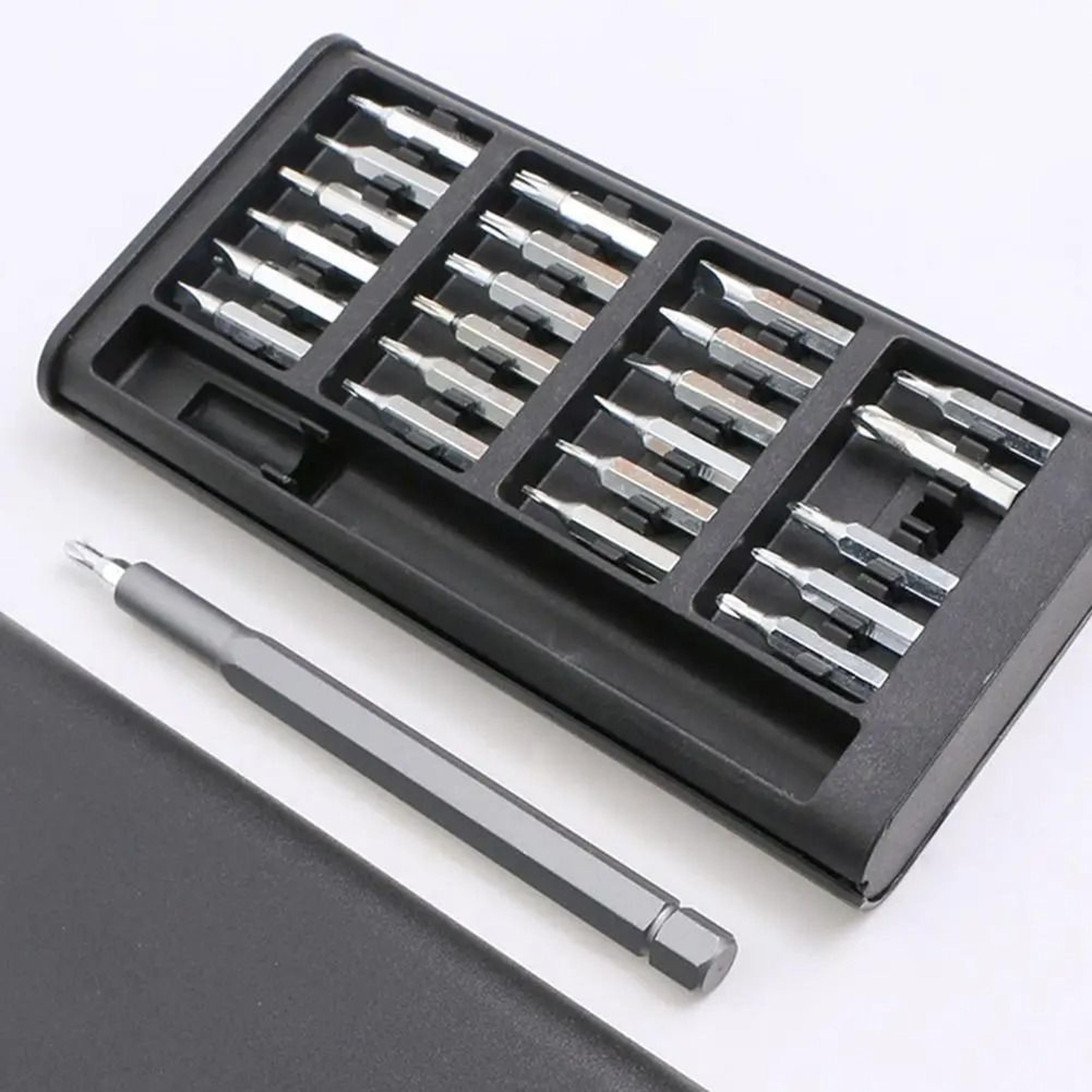 24 in 1 precision screwdriver set magnetic repair tool kit for electronics and glasses