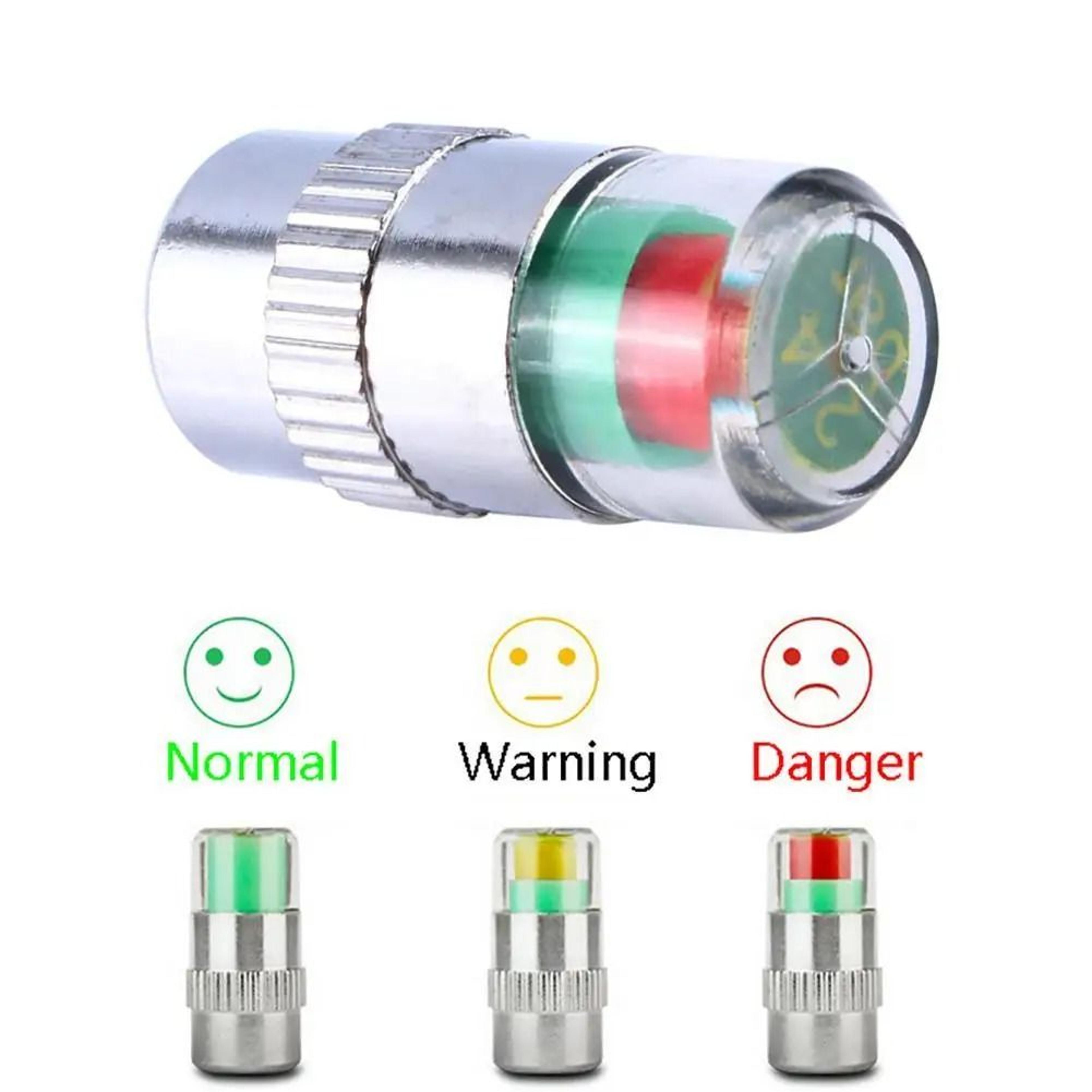 4pcs tire pressure gauge caps car and motorcycle tire pressure monitoring caps